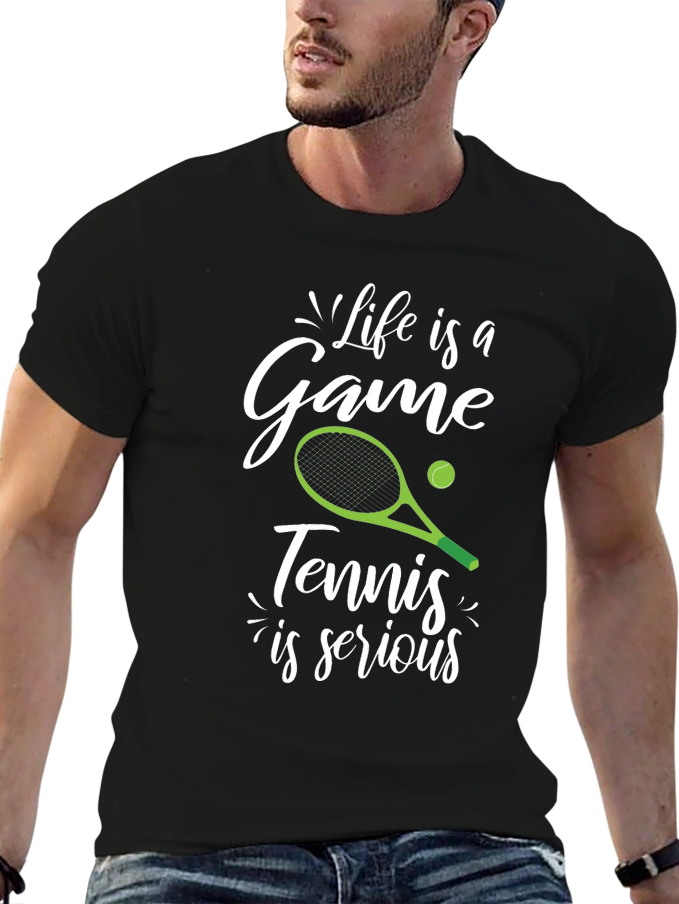 Life is a Game Tennis T-Shirt