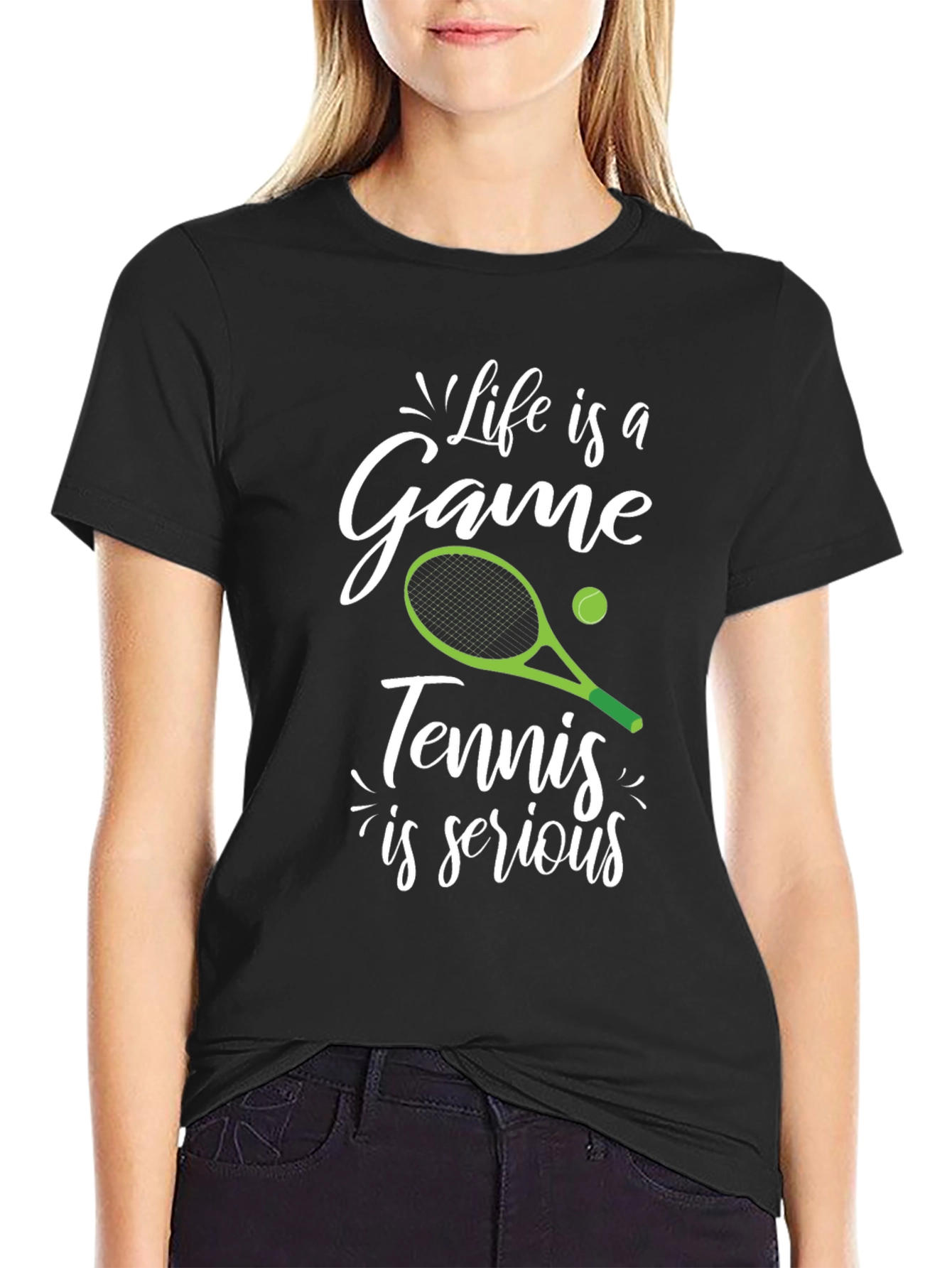 Life is a Game Tennis T-Shirt