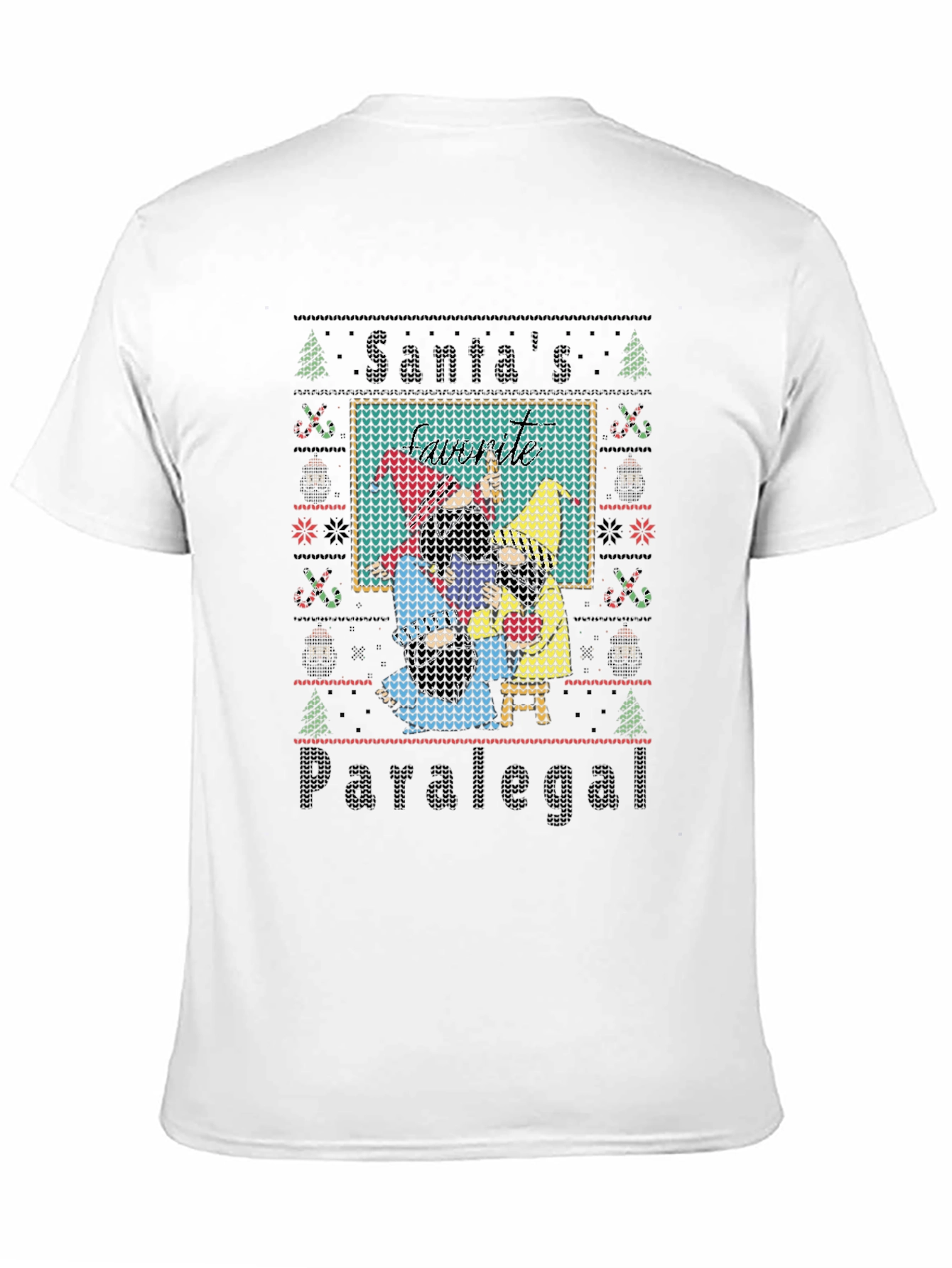 Santas Paralegal Ugly Christmas Sweater T-Shirt
