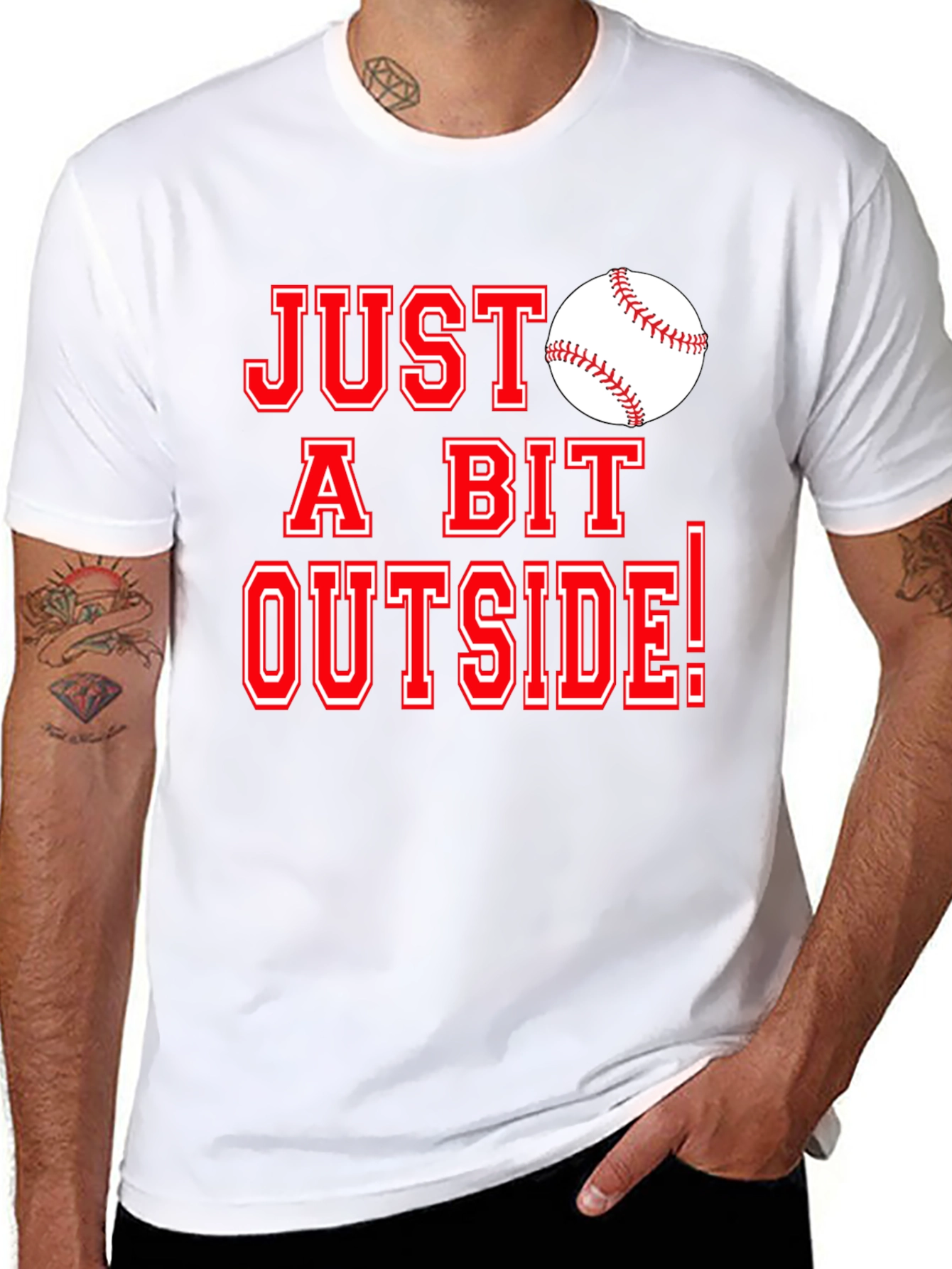 Just A Bit Outside Graphic Tee