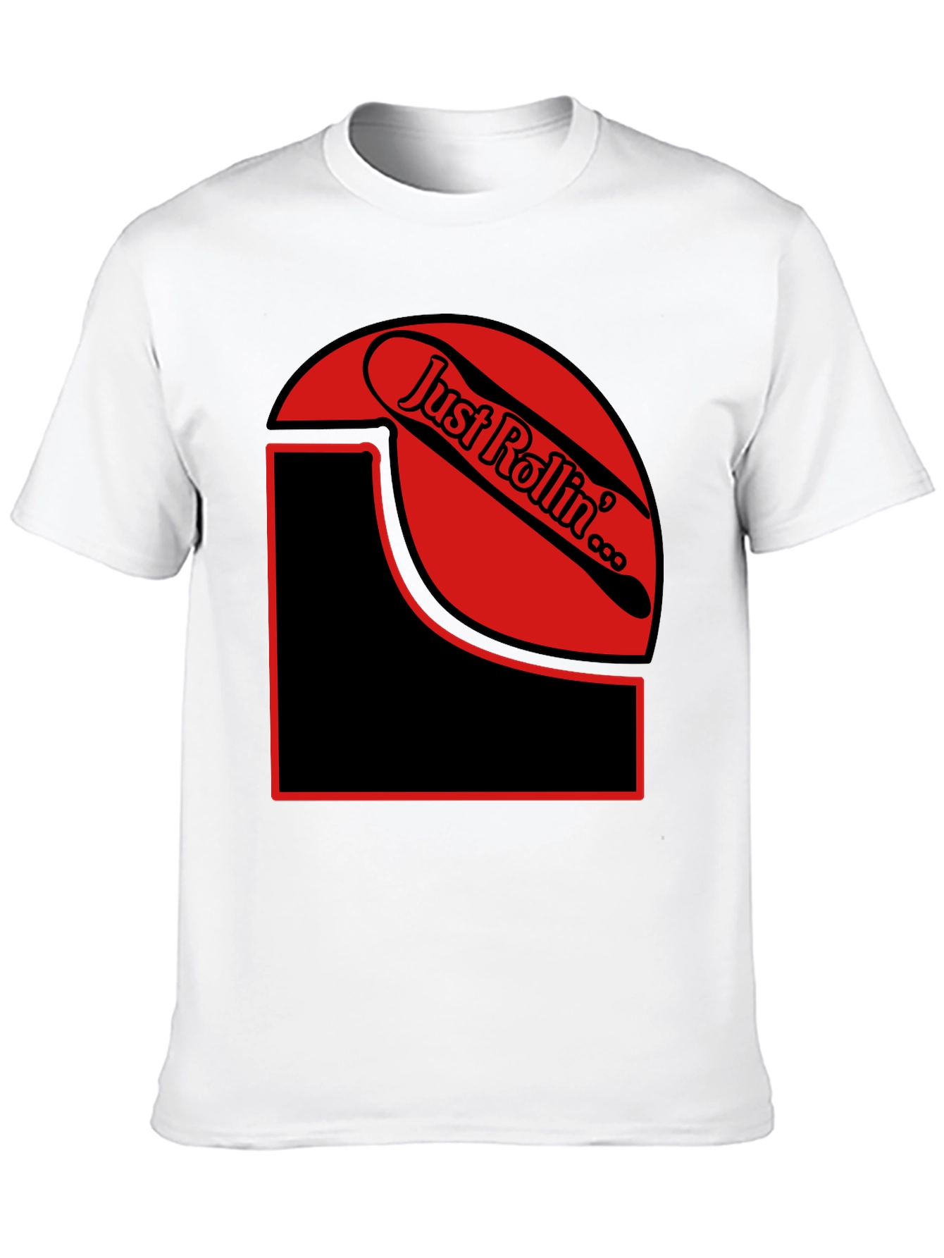 Just Rollin Graphic T-Shirt - Unique Design