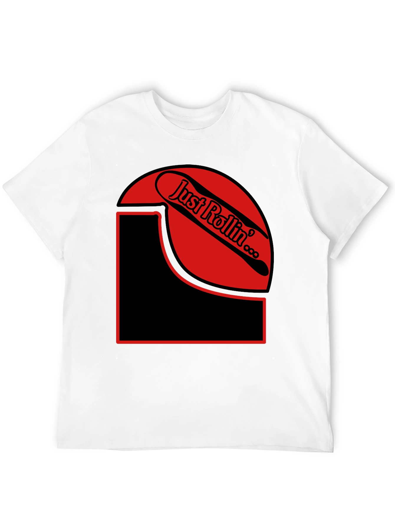 Just Rollin Graphic T-Shirt - Unique Design