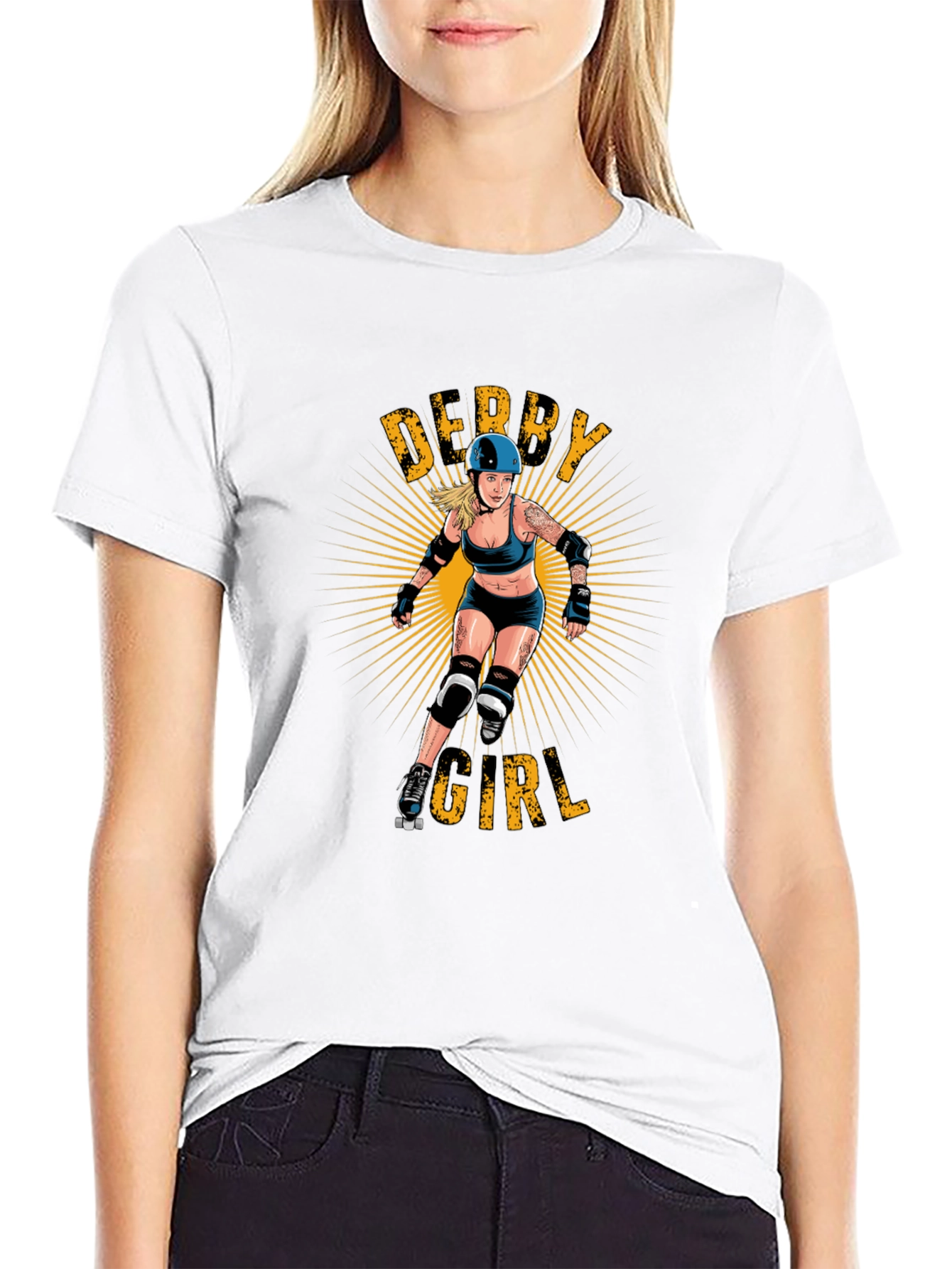 Derby Girl T-Shirt - Roller Derby Graphic Tee