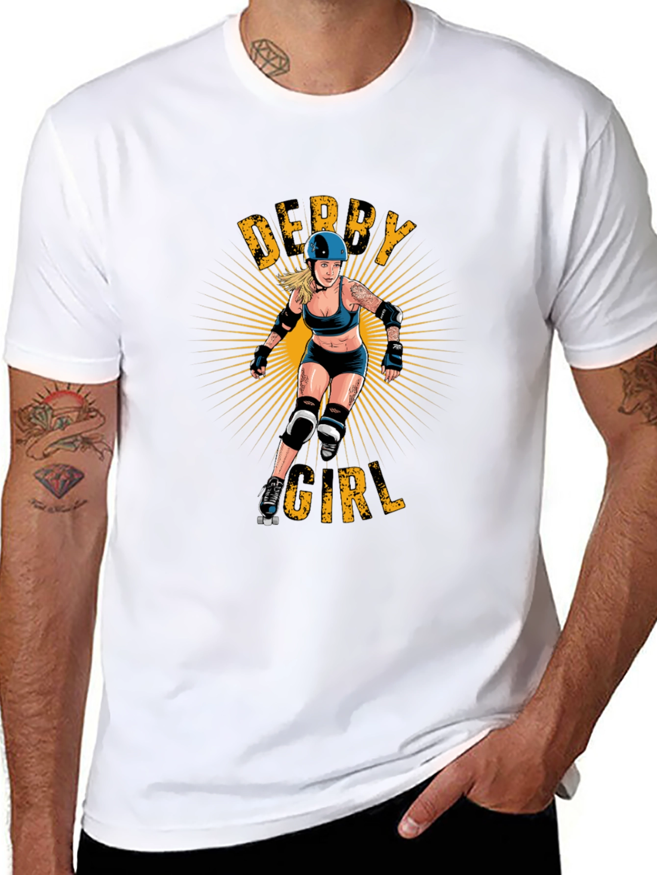Derby Girl T-Shirt - Roller Derby Graphic Tee