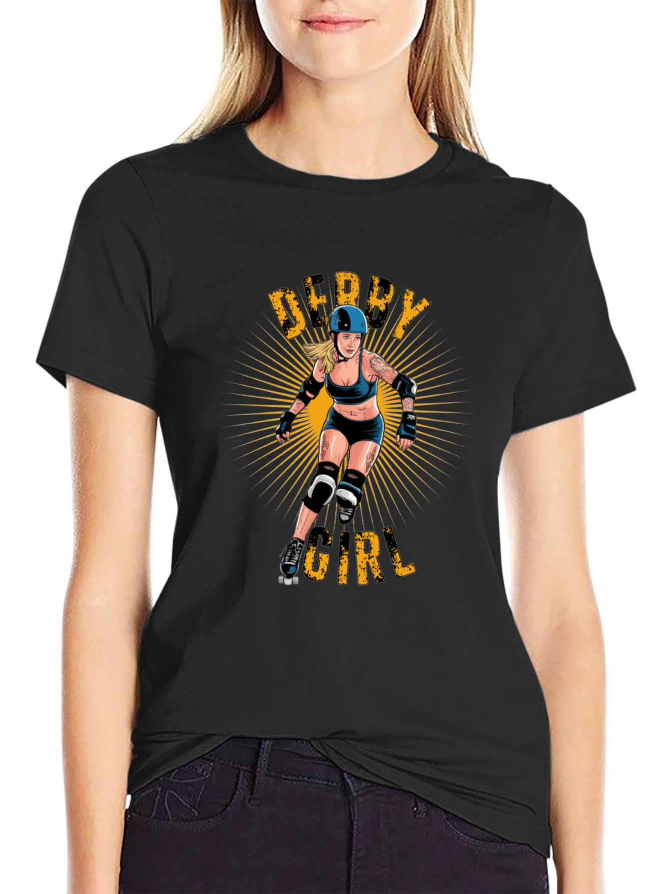 Derby Girl T-Shirt - Roller Derby Graphic Tee