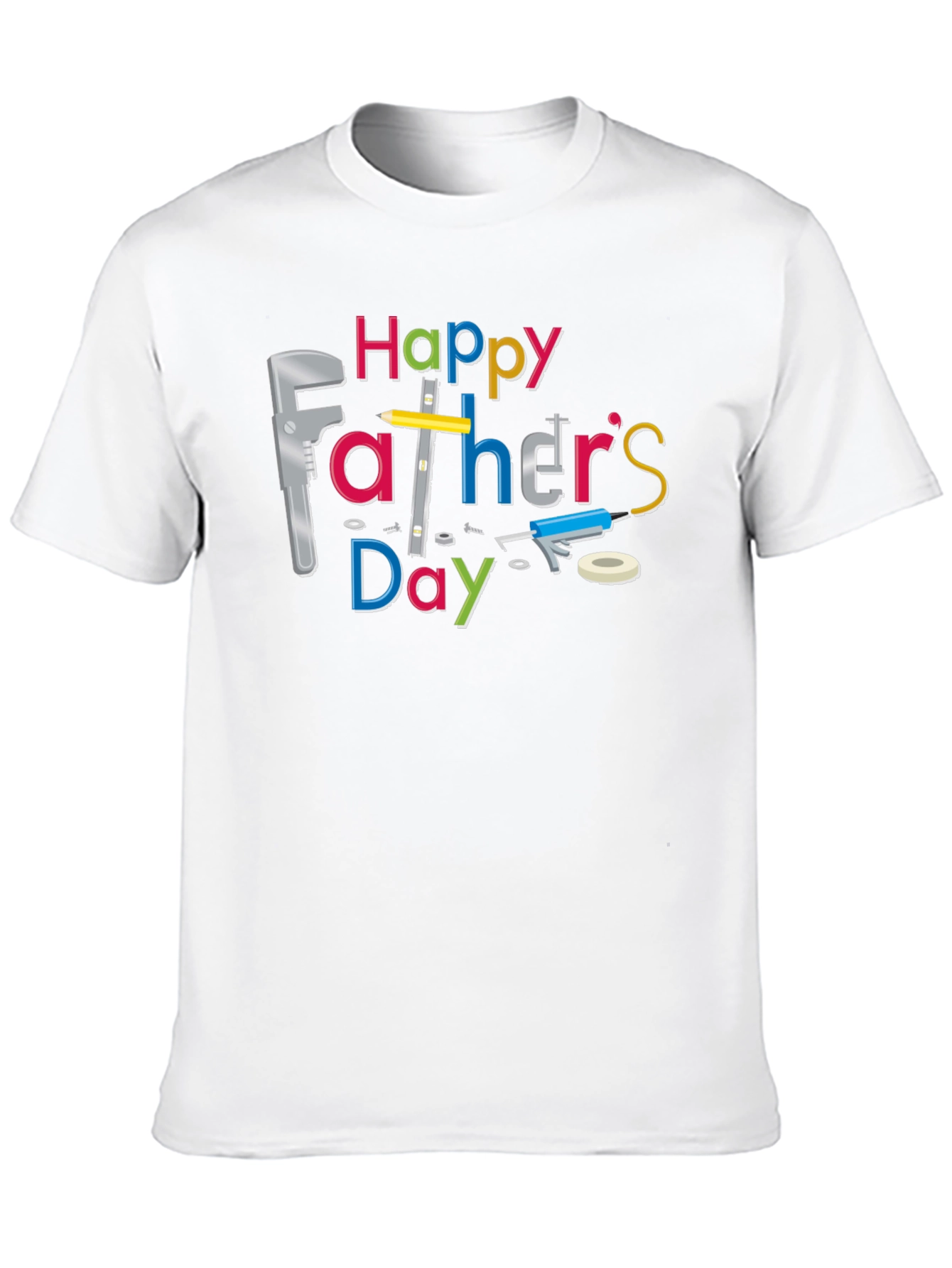 Happy Fathers Day T-Shirt - Novelty Tool Design