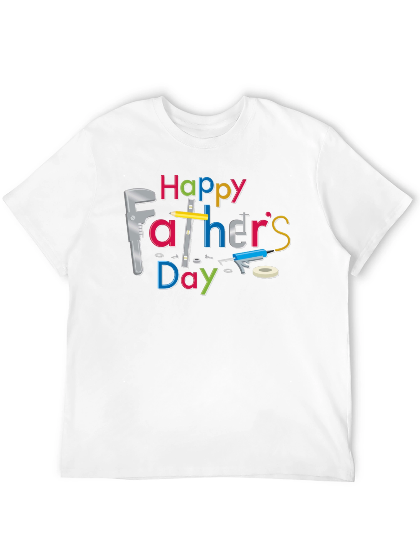 Happy Fathers Day T-Shirt - Novelty Tool Design