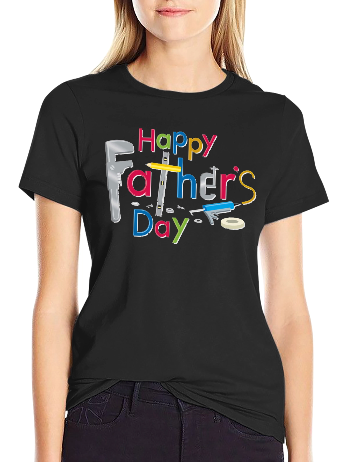 Happy Fathers Day T-Shirt - Novelty Tool Design