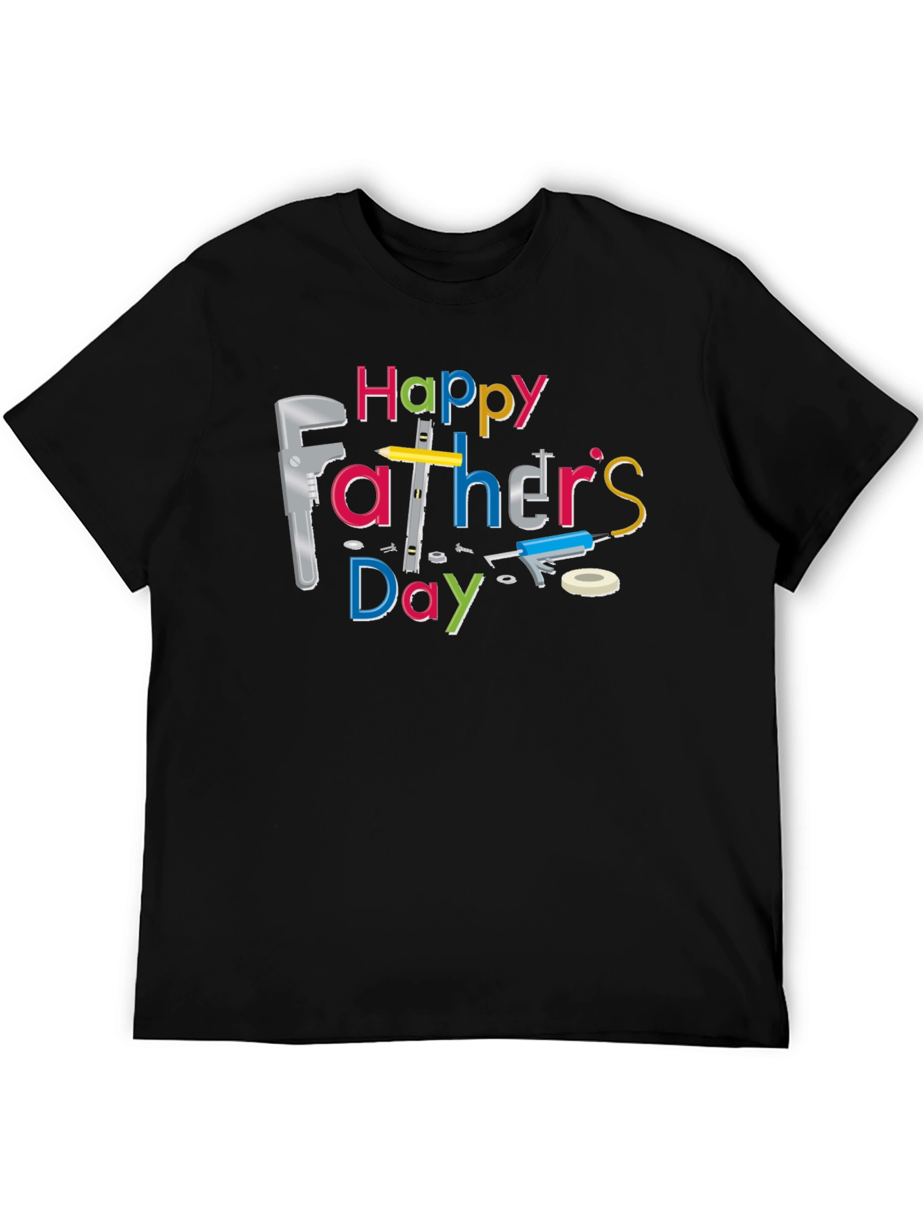 Happy Fathers Day T-Shirt - Novelty Tool Design