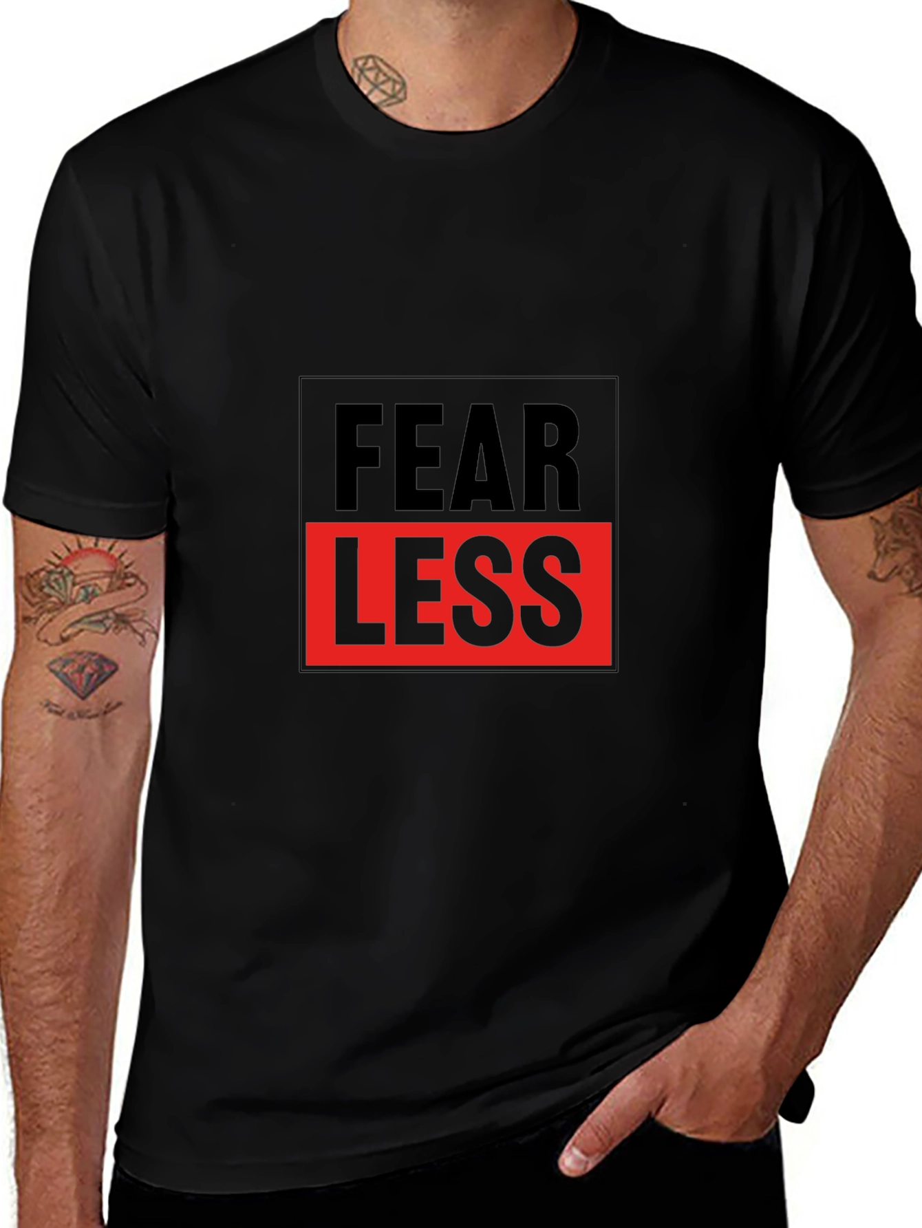 Fearless Graphic Tee - Bold Statement Shirt