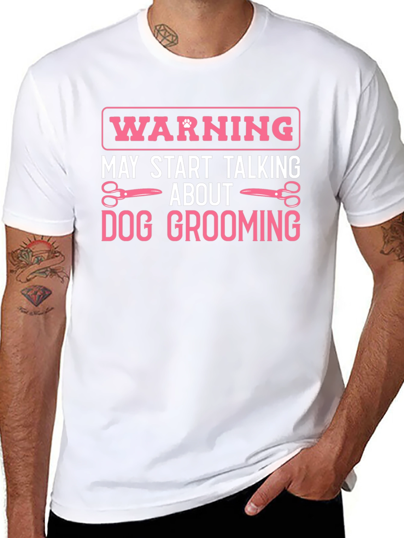 Dog Grooming Warning T-Shirt