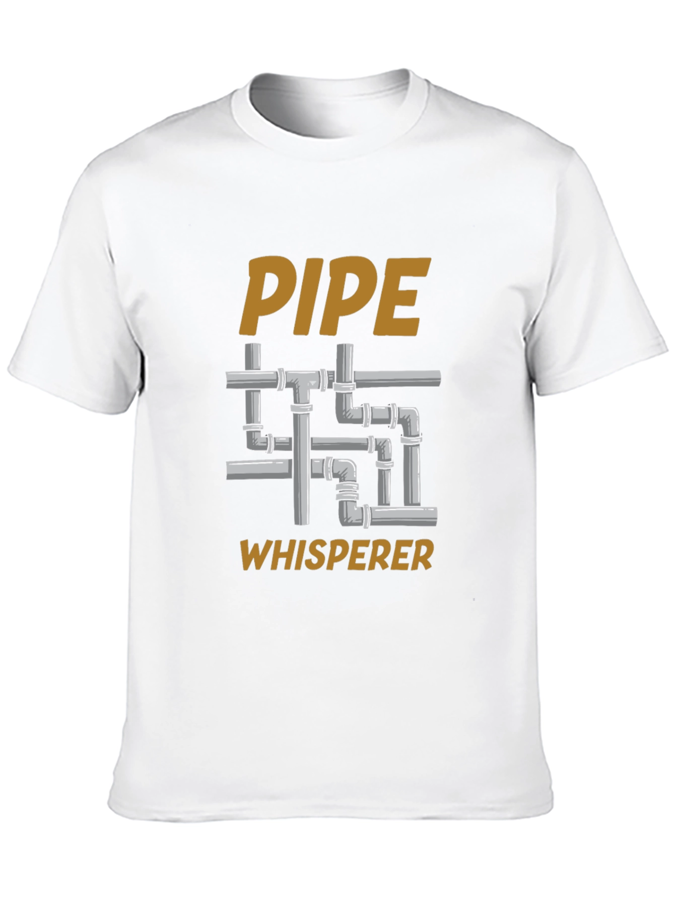 Pipe Whisperer T-Shirt - Plumbing Humor