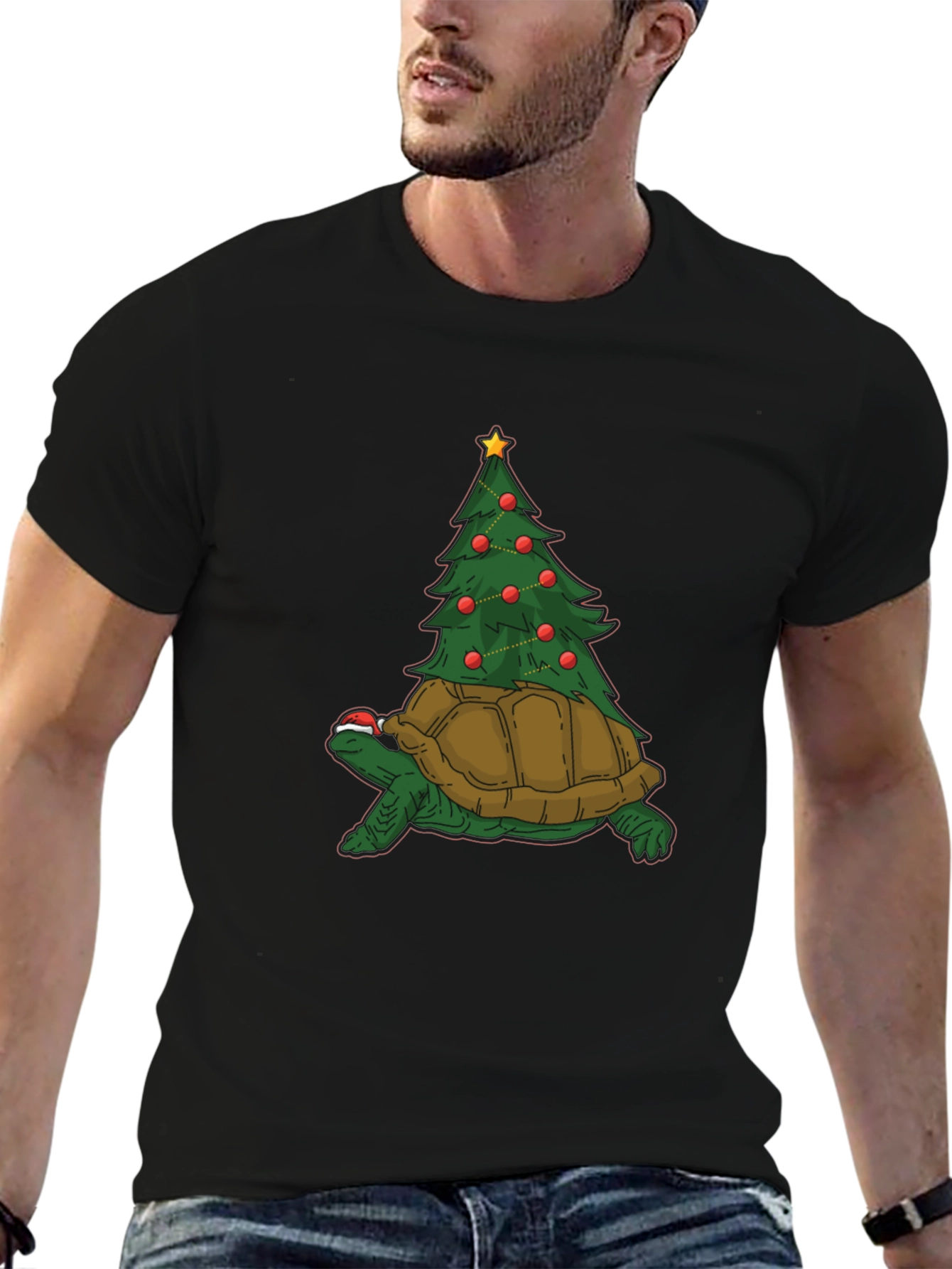 Turtle Christmas Tree T-Shirt