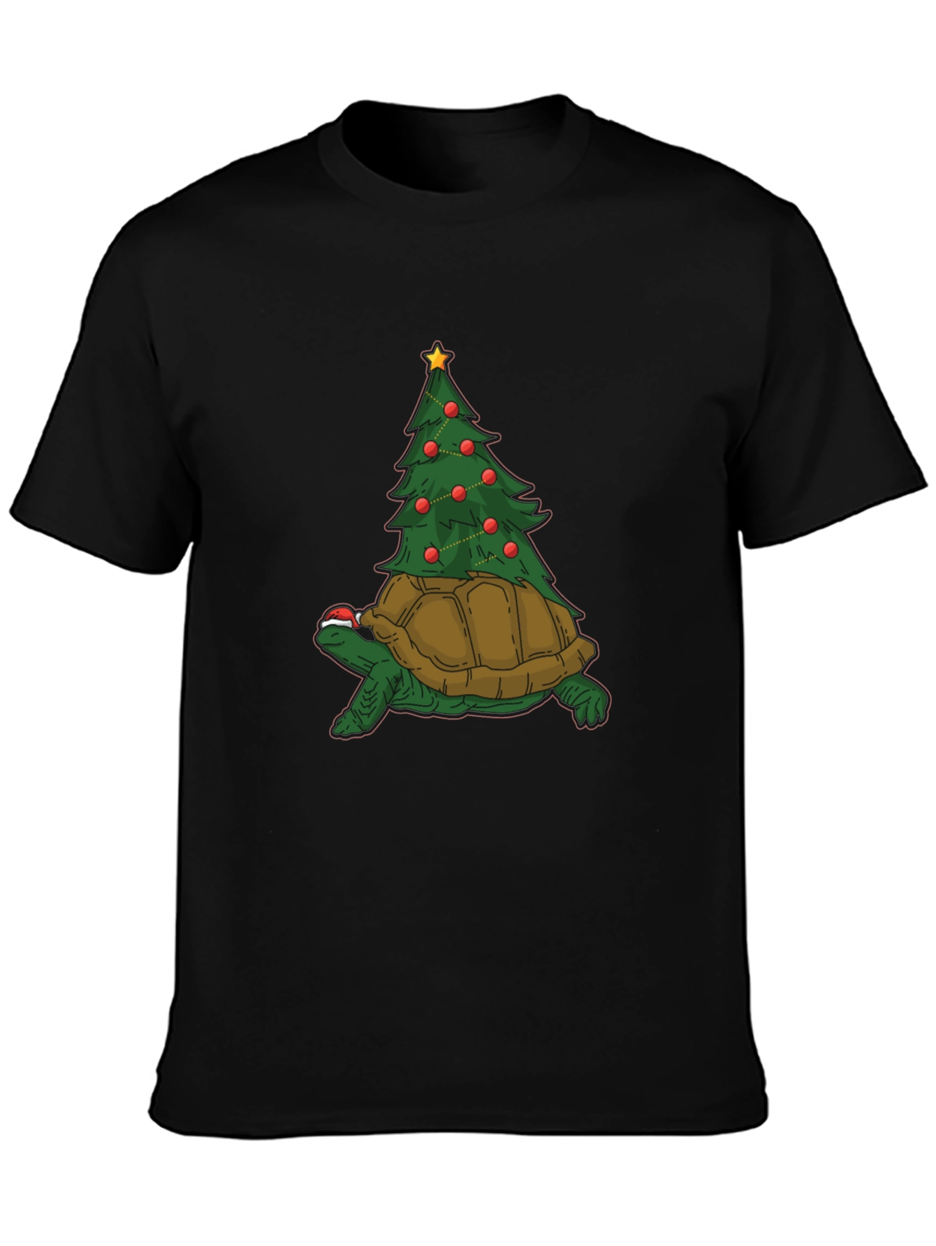 Turtle Christmas Tree T-Shirt