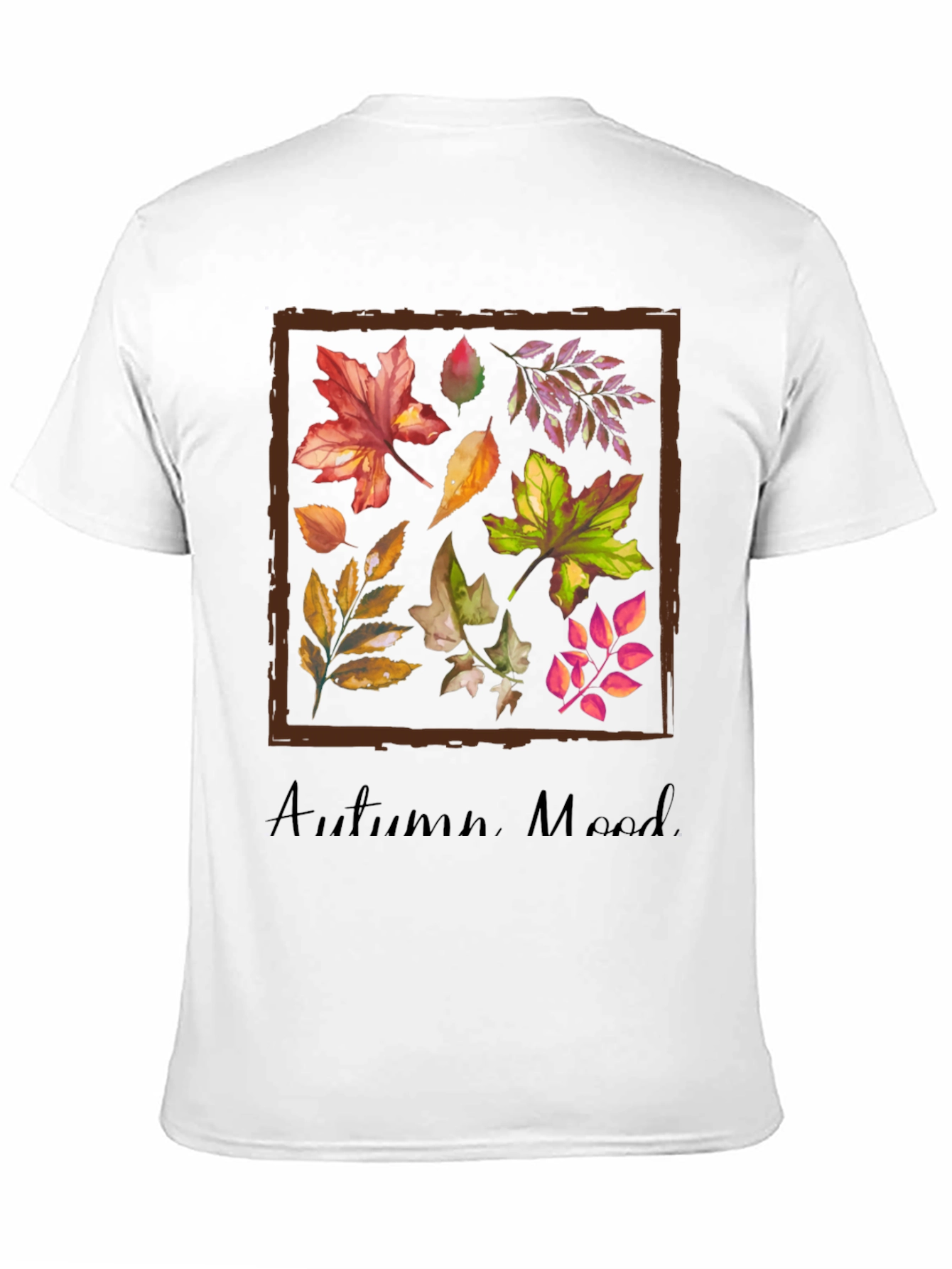 Autumn Mood T-Shirt - Fall Leaves Graphic Tee