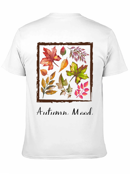 Autumn Mood T-Shirt - Fall Leaves Graphic Tee