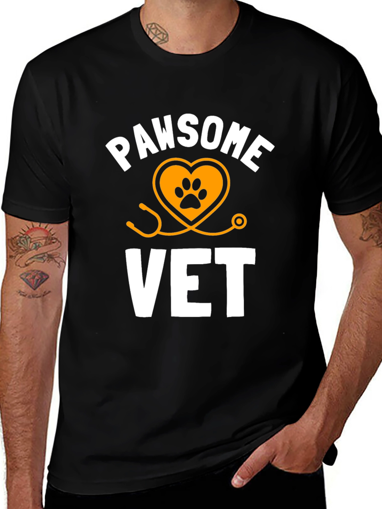 Pawsome Vet T-Shirt - Animal Lover Apparel