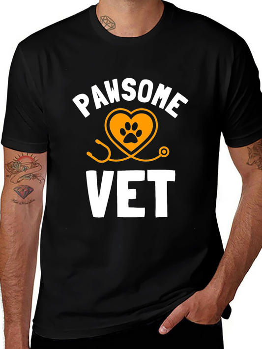 Pawsome Vet T-Shirt - Animal Lover Apparel