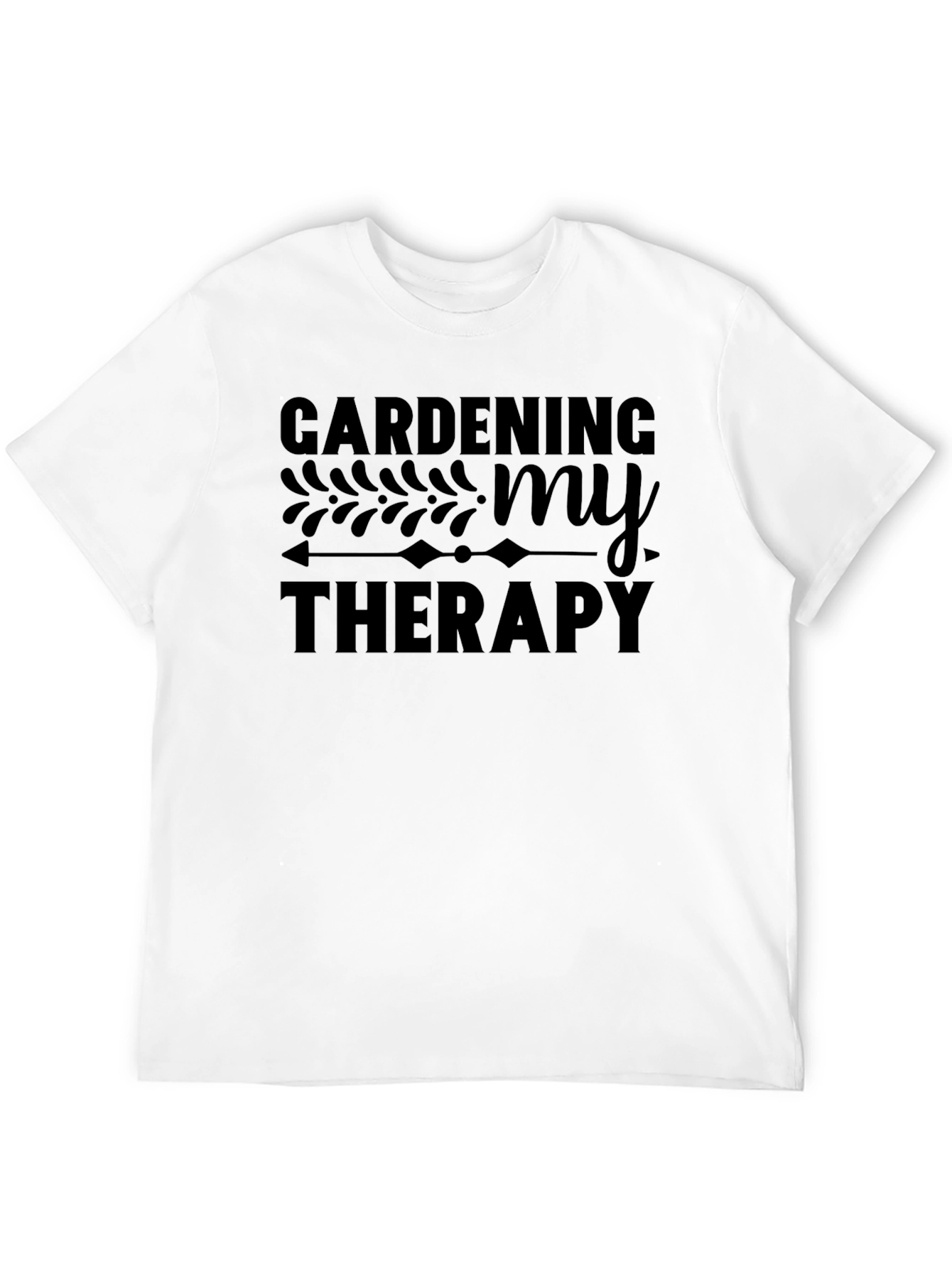 Gardening My Therapy Graphic T-Shirt - Unisex Crew Neck
