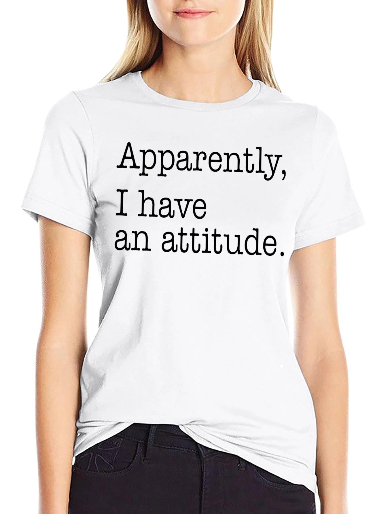Attitude Statement Black T-Shirt