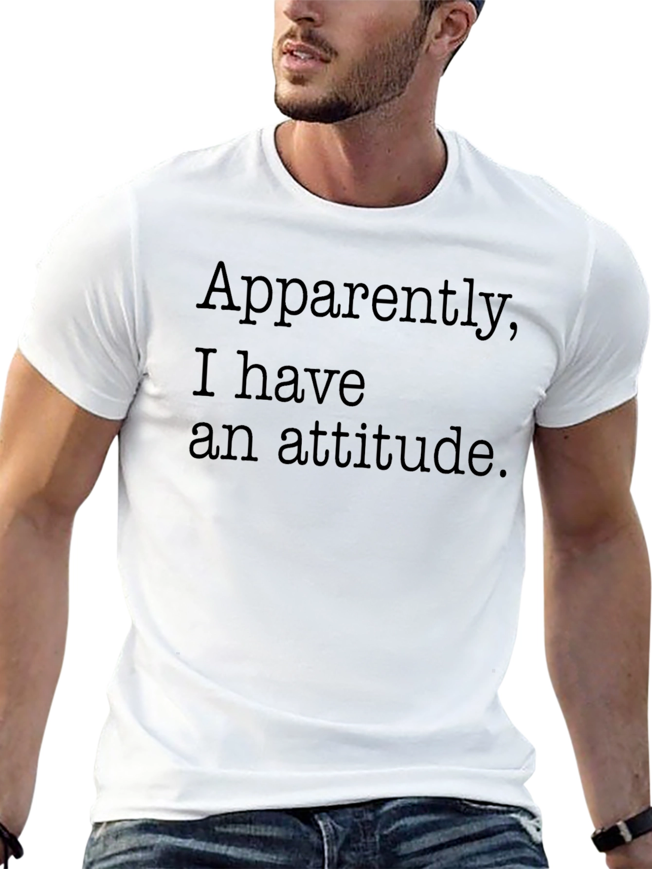 Attitude Statement Black T-Shirt