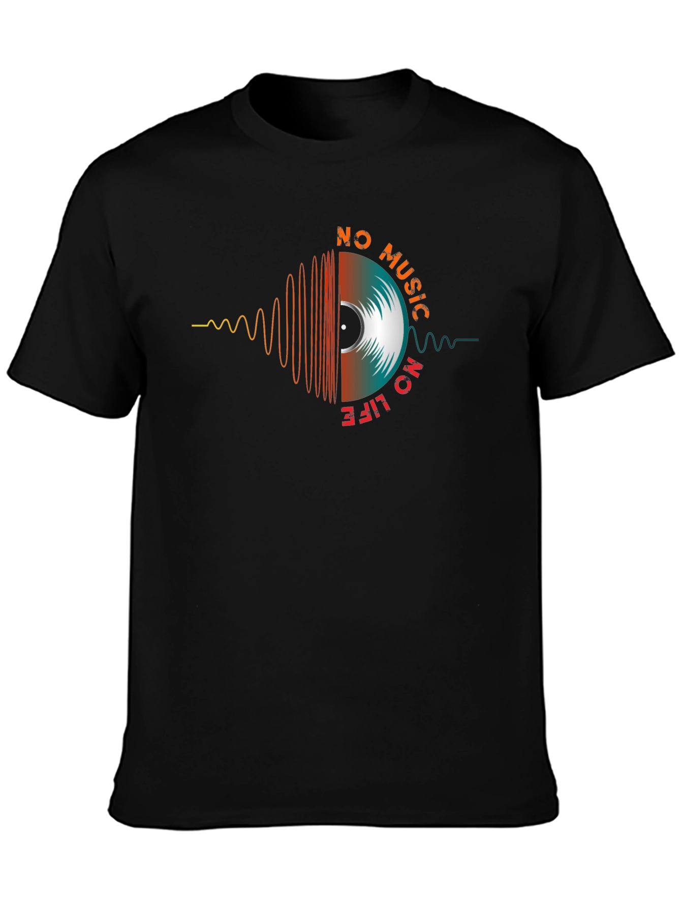 No Music No Life Graphic T-Shirt