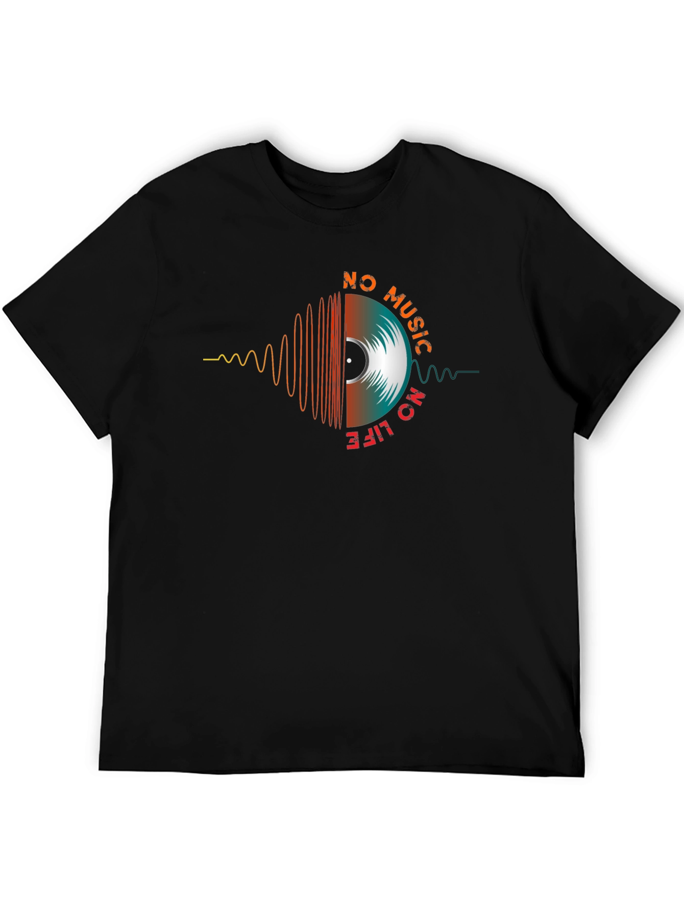 No Music No Life Graphic T-Shirt