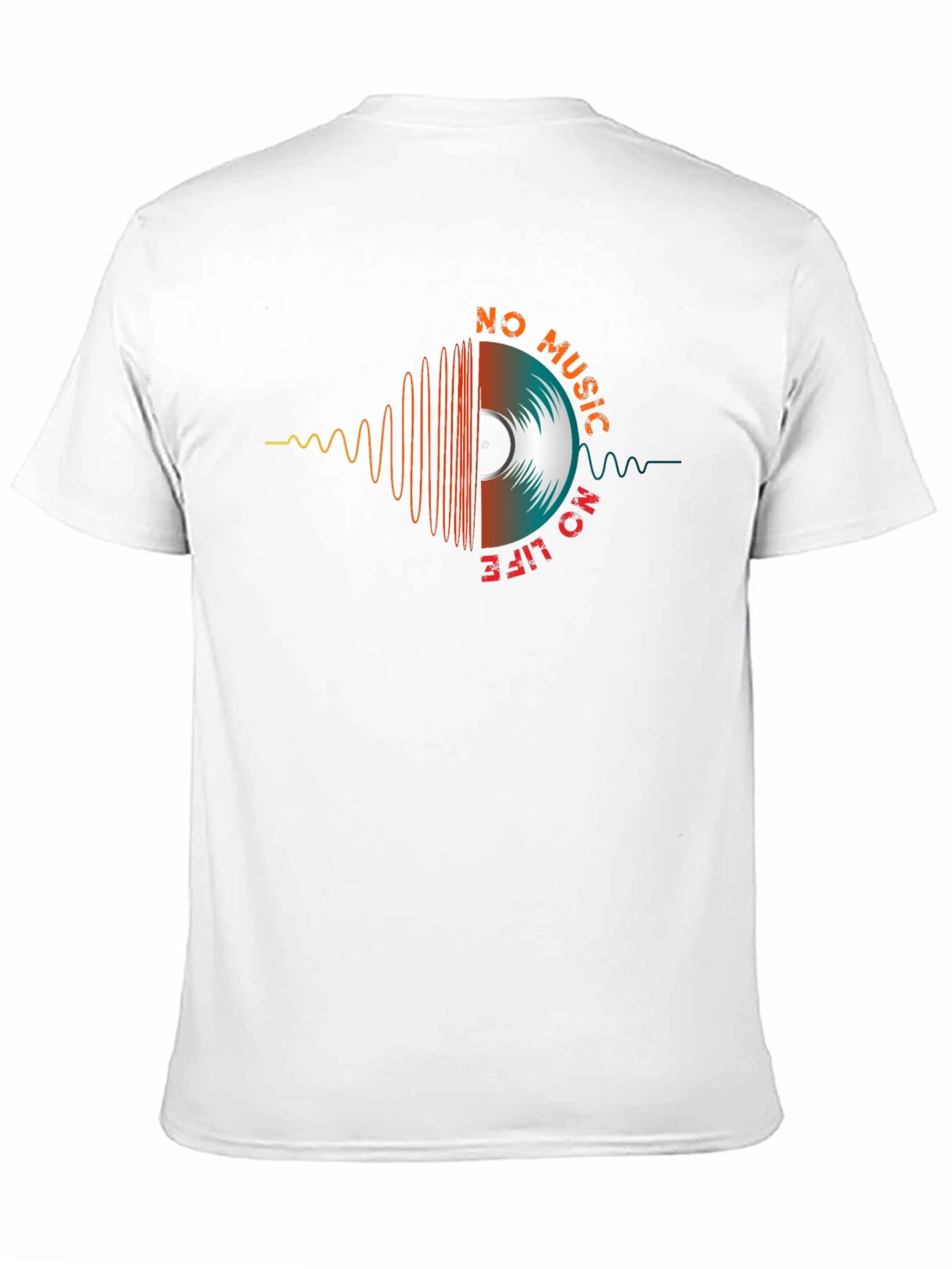 No Music No Life Graphic T-Shirt