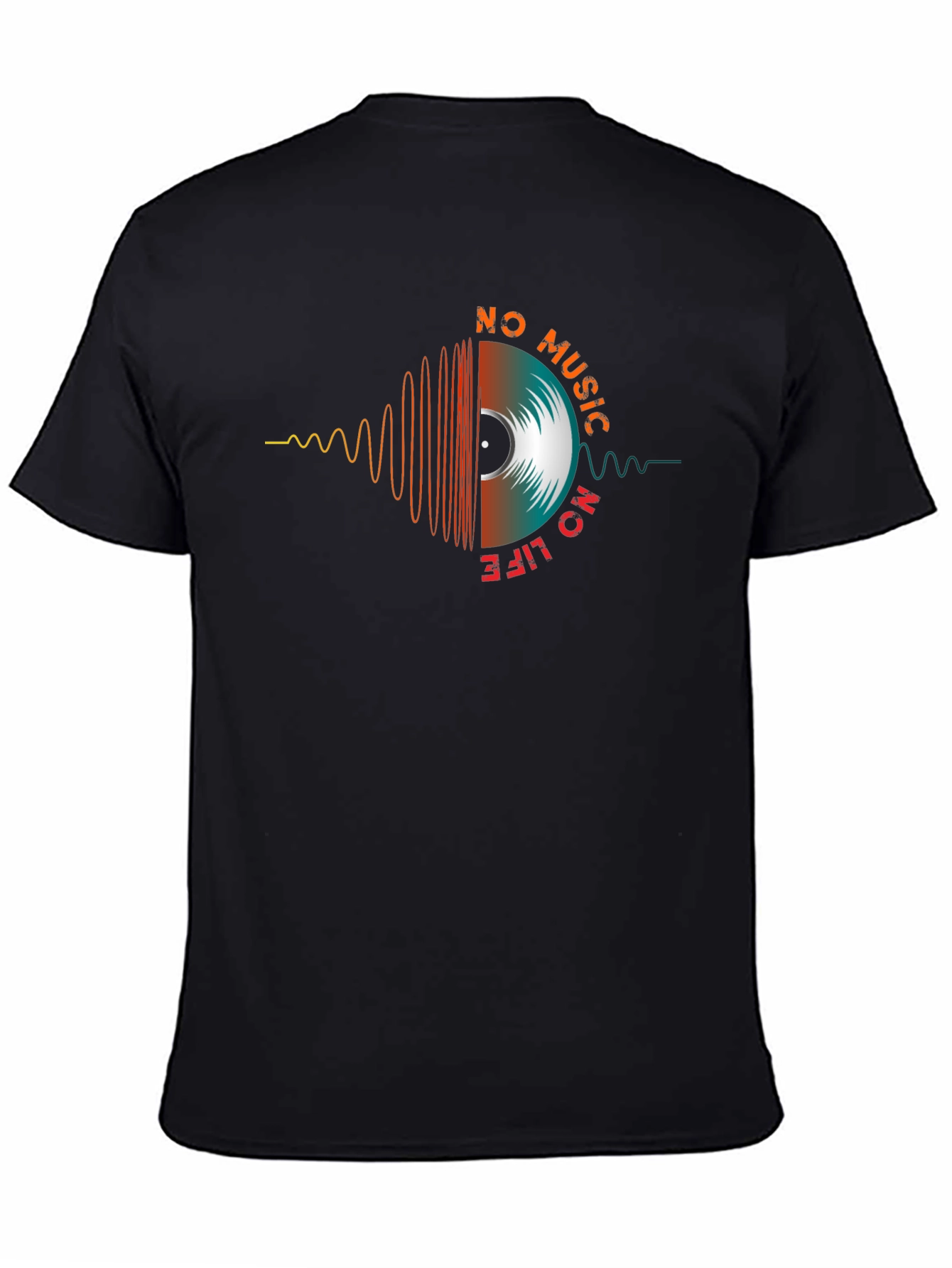 No Music No Life Graphic T-Shirt
