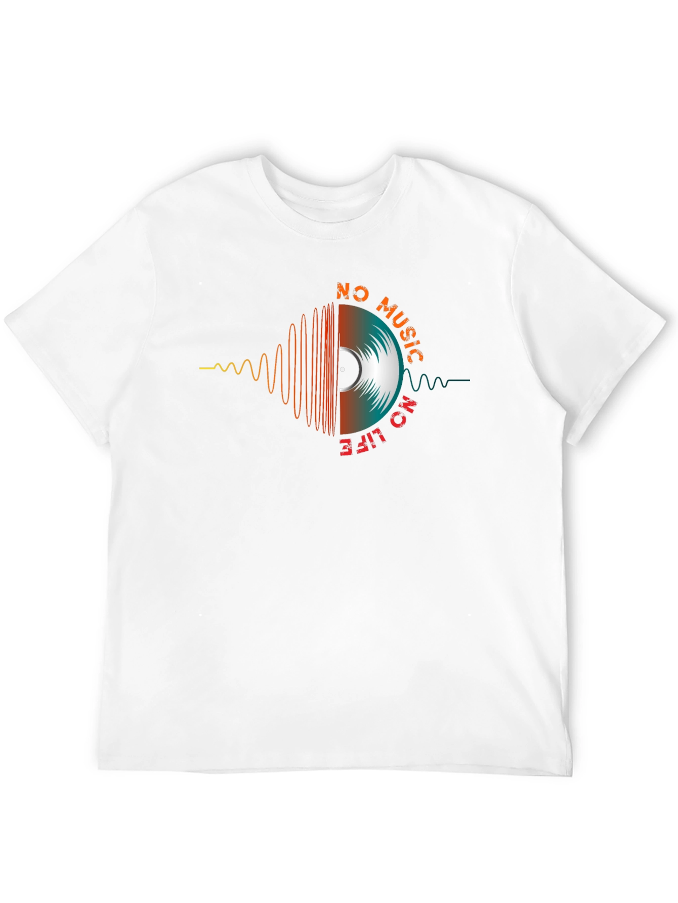 No Music No Life Graphic T-Shirt