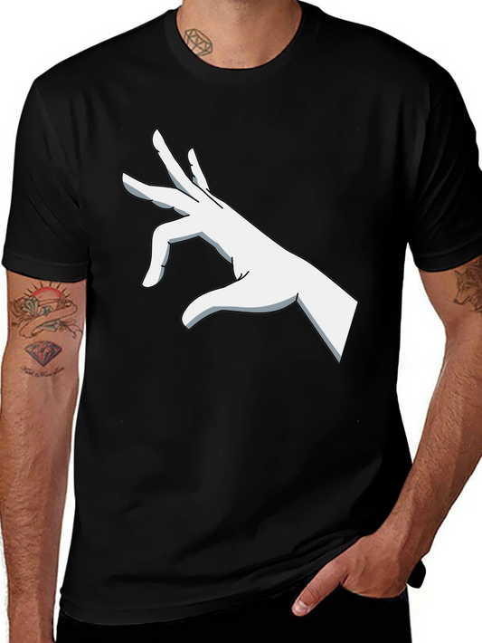 Graphic Hand Gesture Black T-Shirt