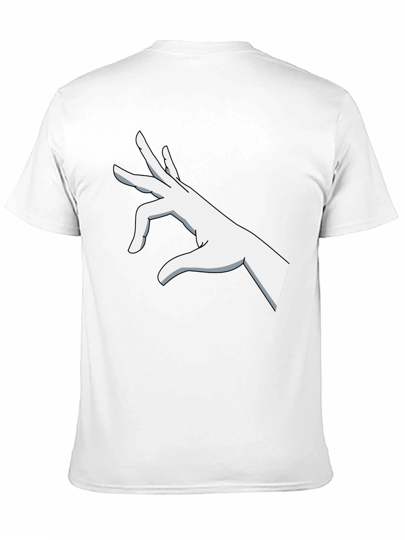 Graphic Hand Gesture Black T-Shirt