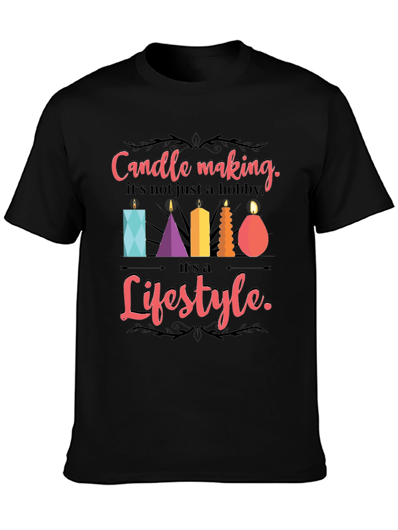 Candle Making Lifestyle Graphic Tee