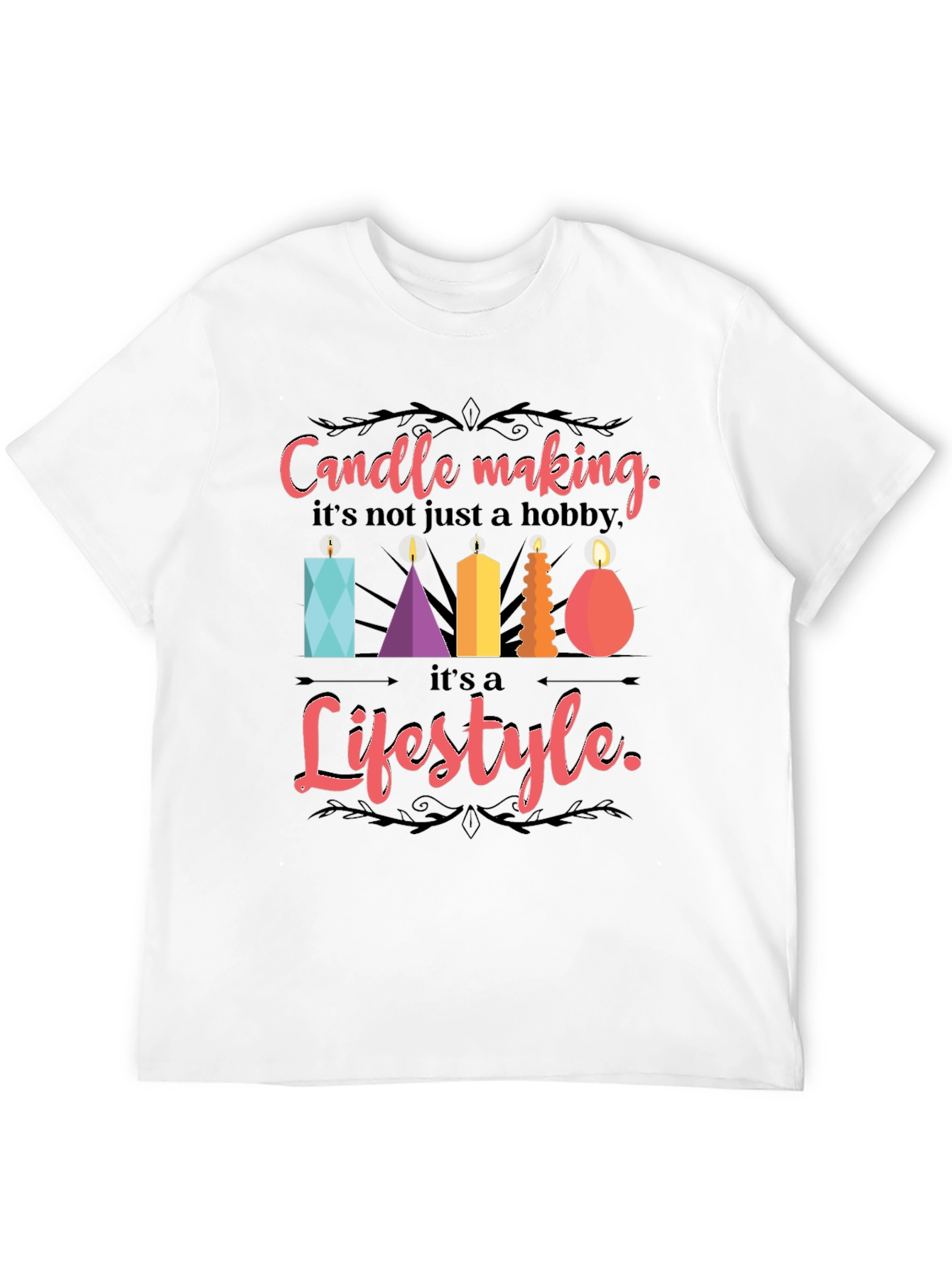 Candle Making Lifestyle Graphic Tee
