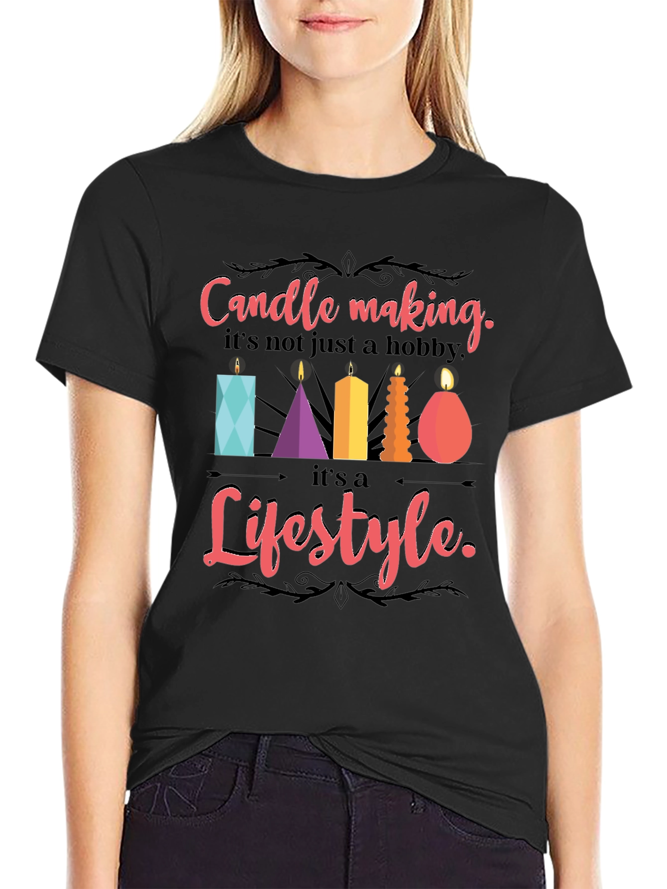 Candle Making Lifestyle Graphic Tee