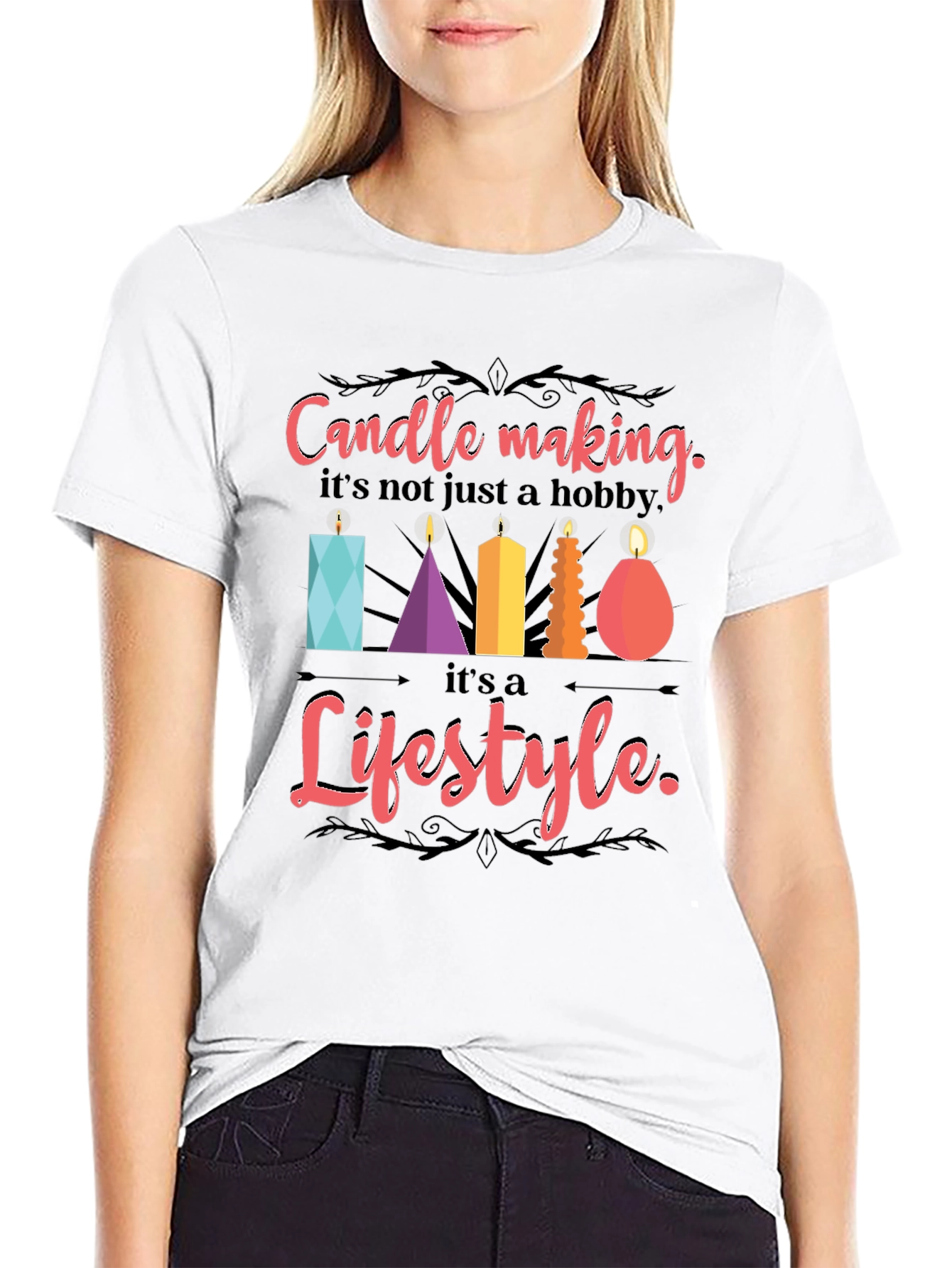 Candle Making Lifestyle Graphic Tee