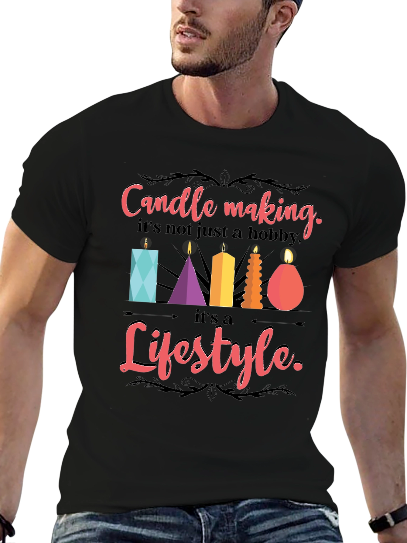 Candle Making Lifestyle Graphic Tee