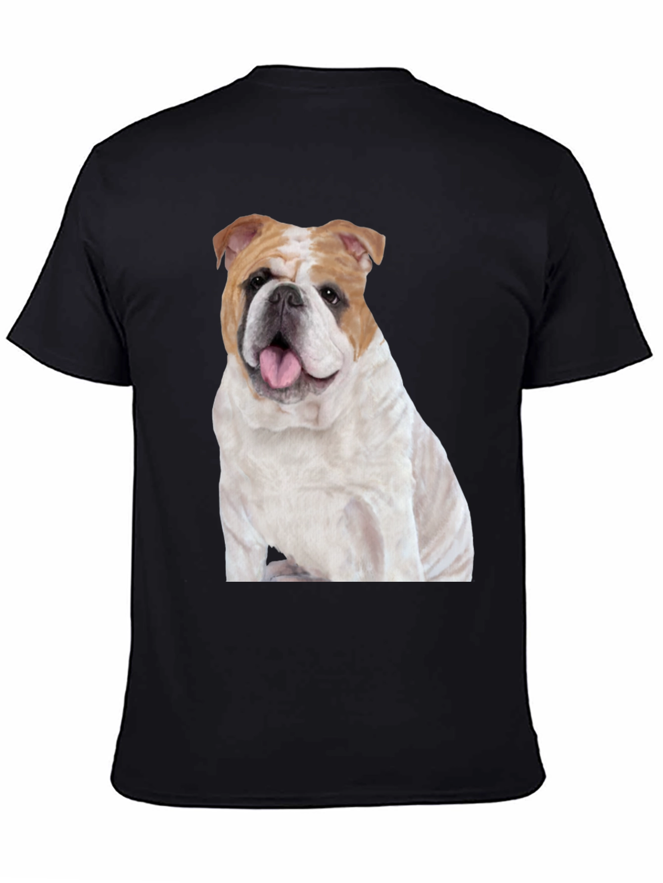Bulldog Graphic T-Shirt - Mens Black Tee