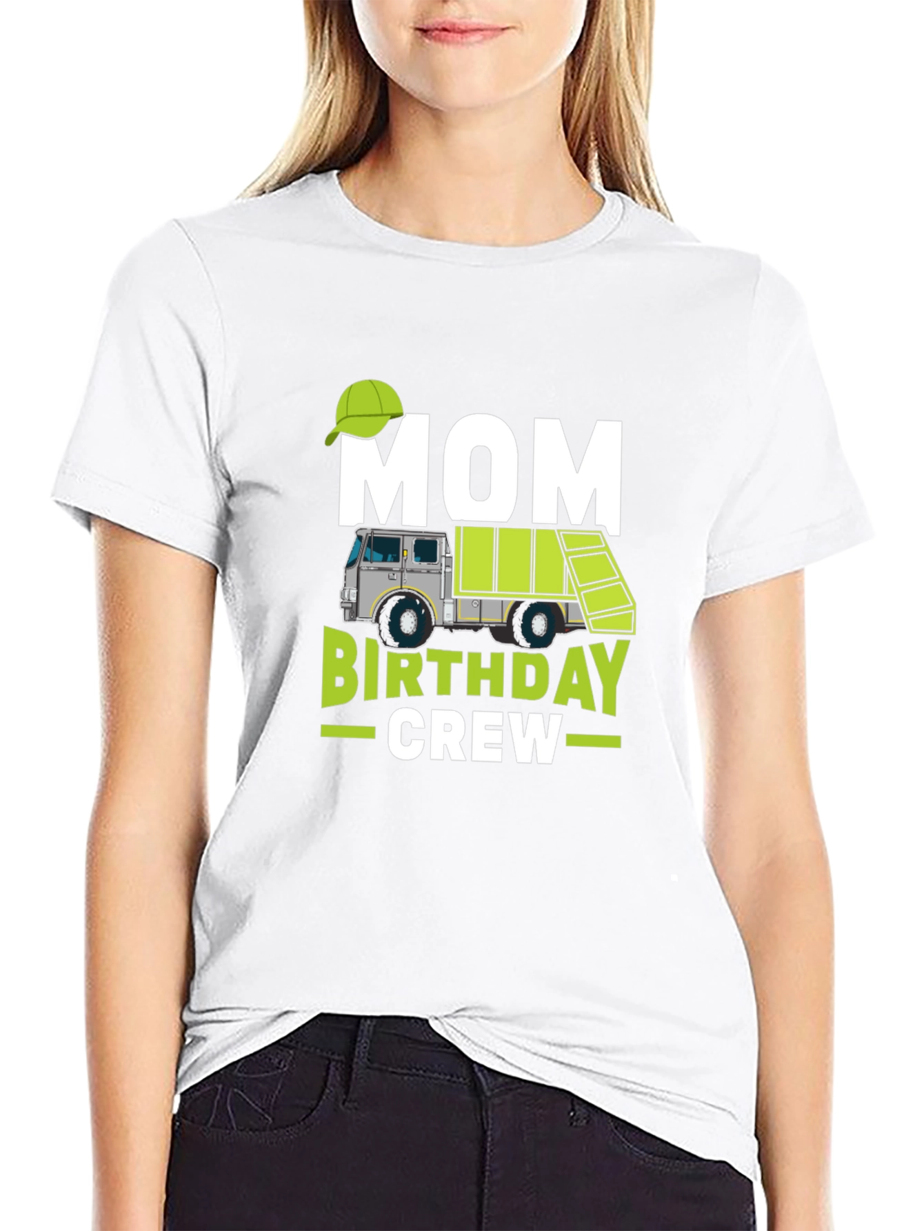 Mom Birthday Crew Garbage Truck T-Shirt
