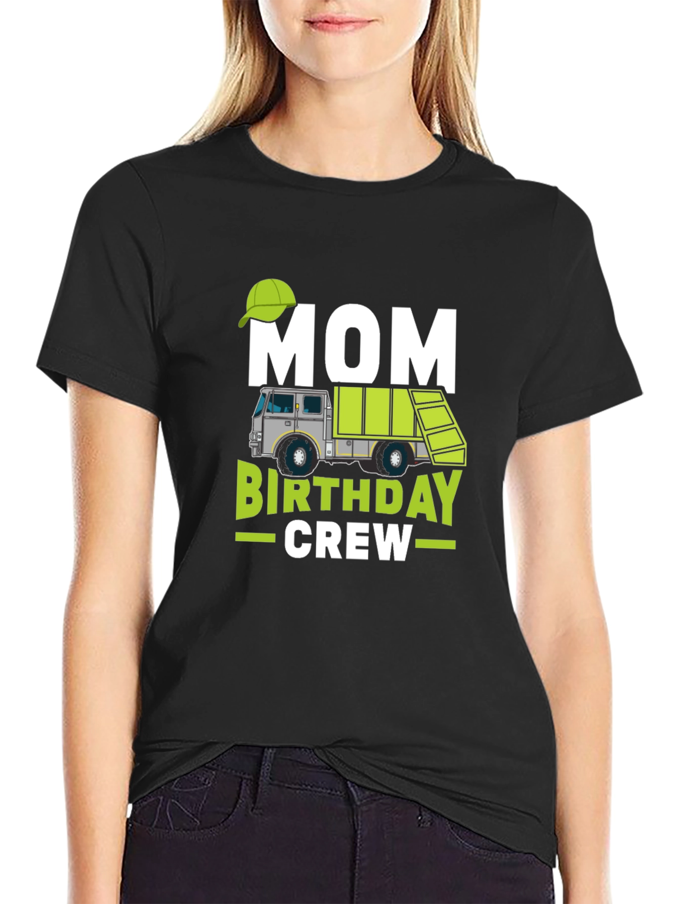 Mom Birthday Crew Garbage Truck T-Shirt