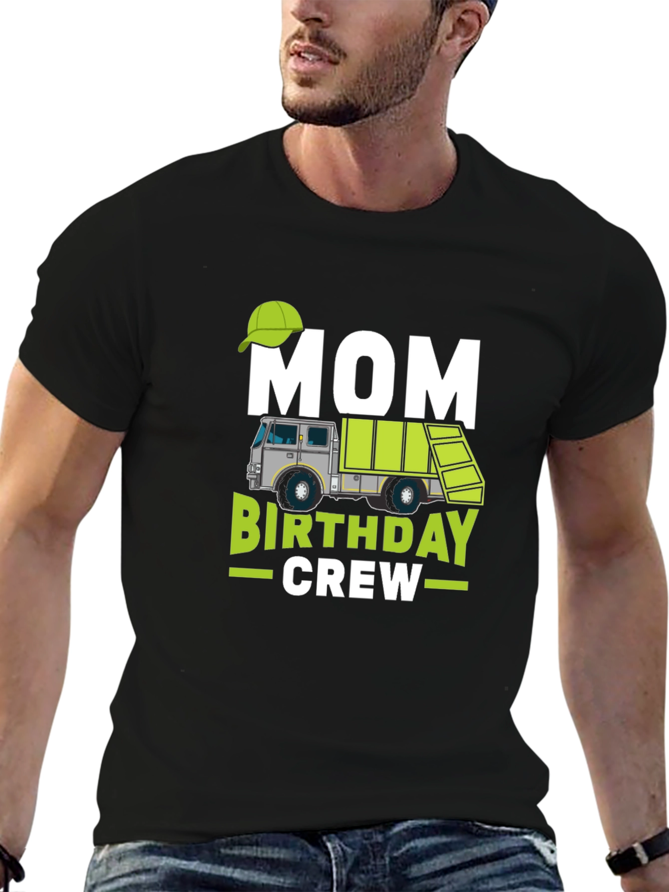 Mom Birthday Crew Garbage Truck T-Shirt