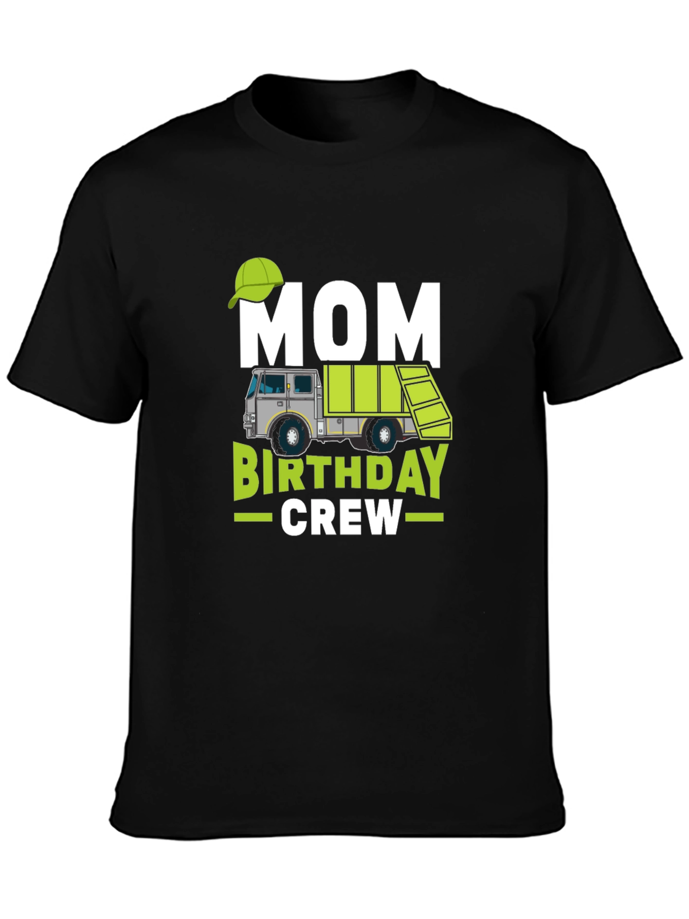 Mom Birthday Crew Garbage Truck T-Shirt