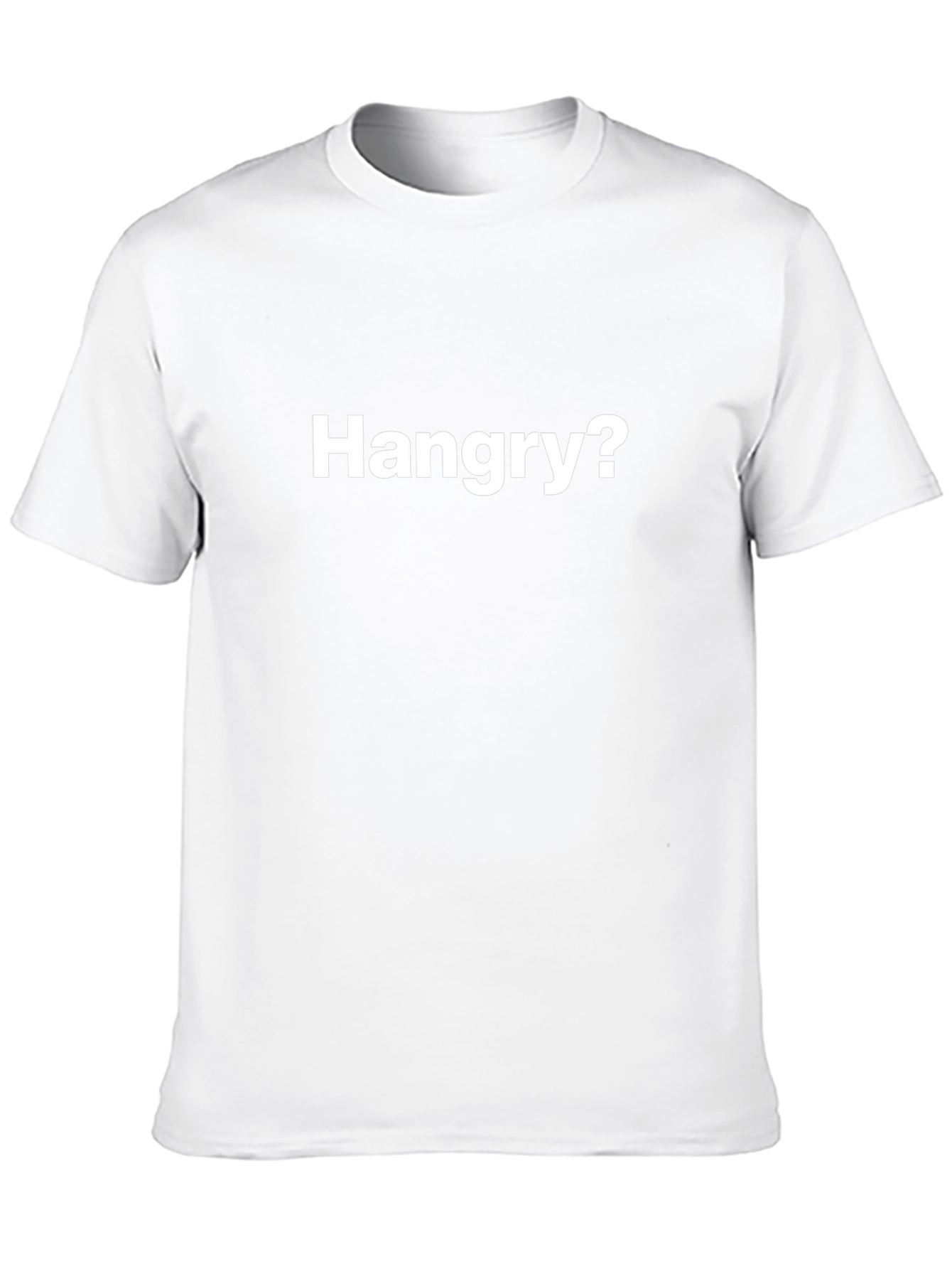 Hangry? Black T-Shirt - Mens Casual Wear