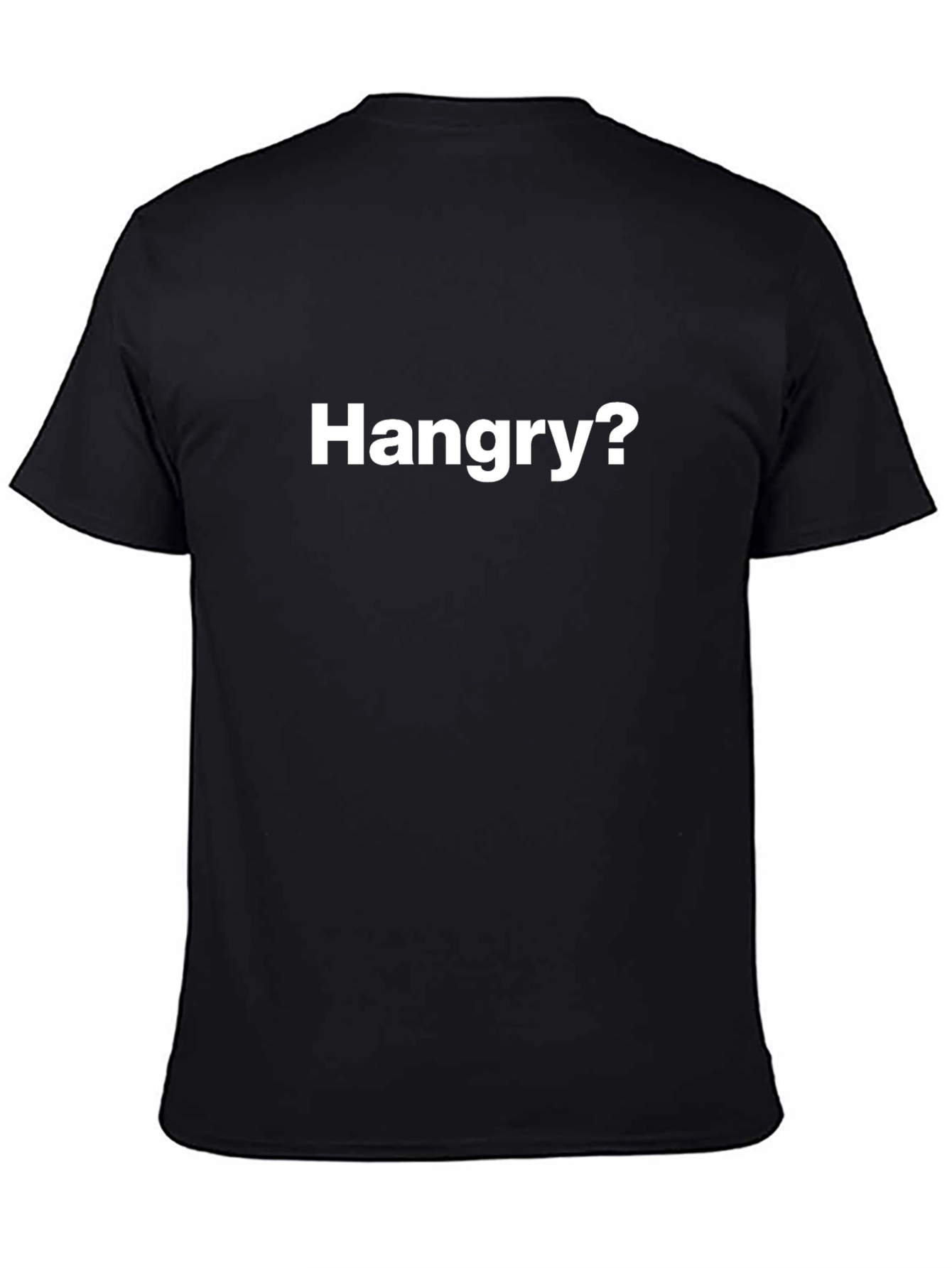 Hangry? Black T-Shirt - Mens Casual Wear