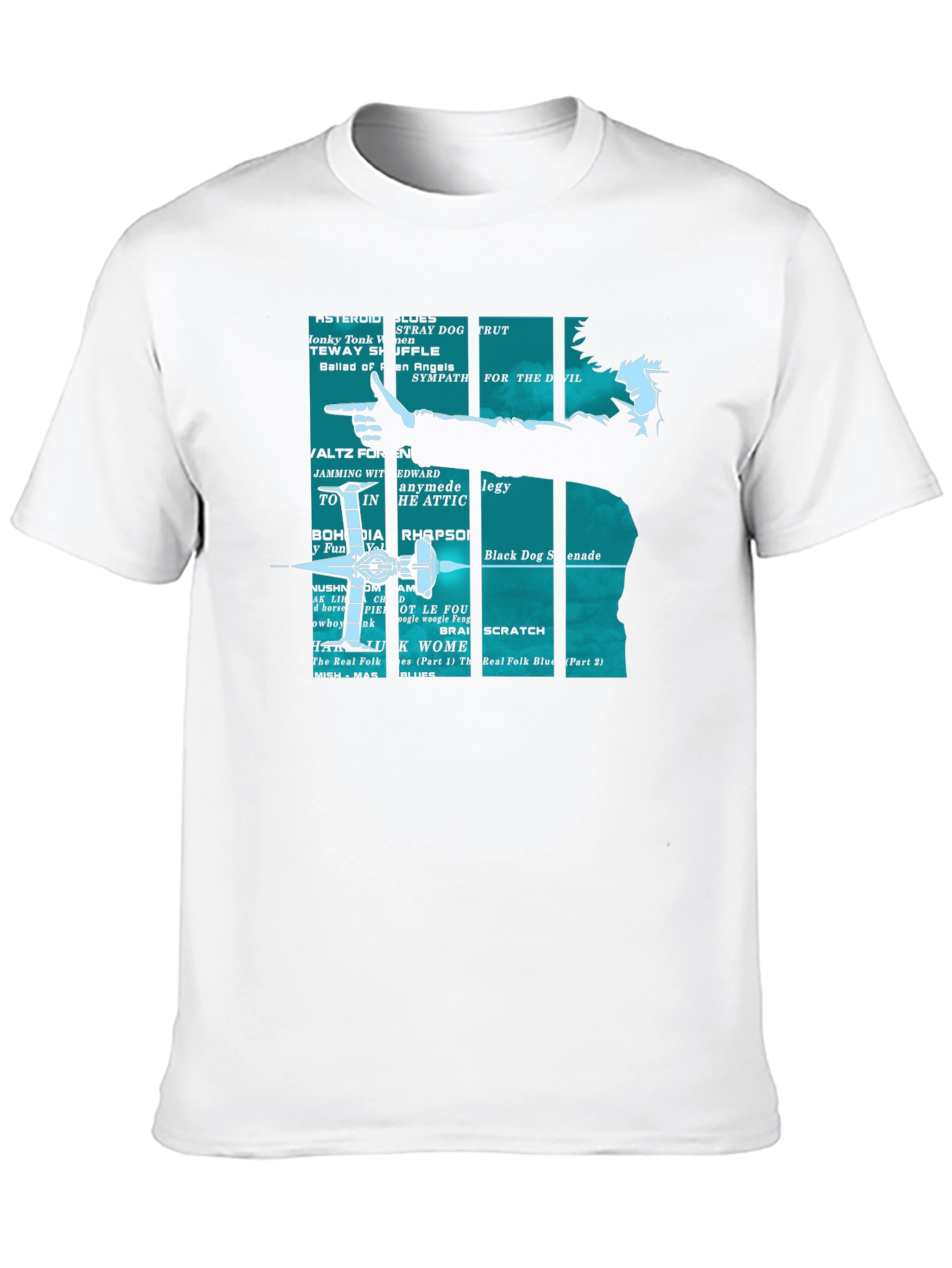 Cowboy Bebop Album Tracklist T-Shirt