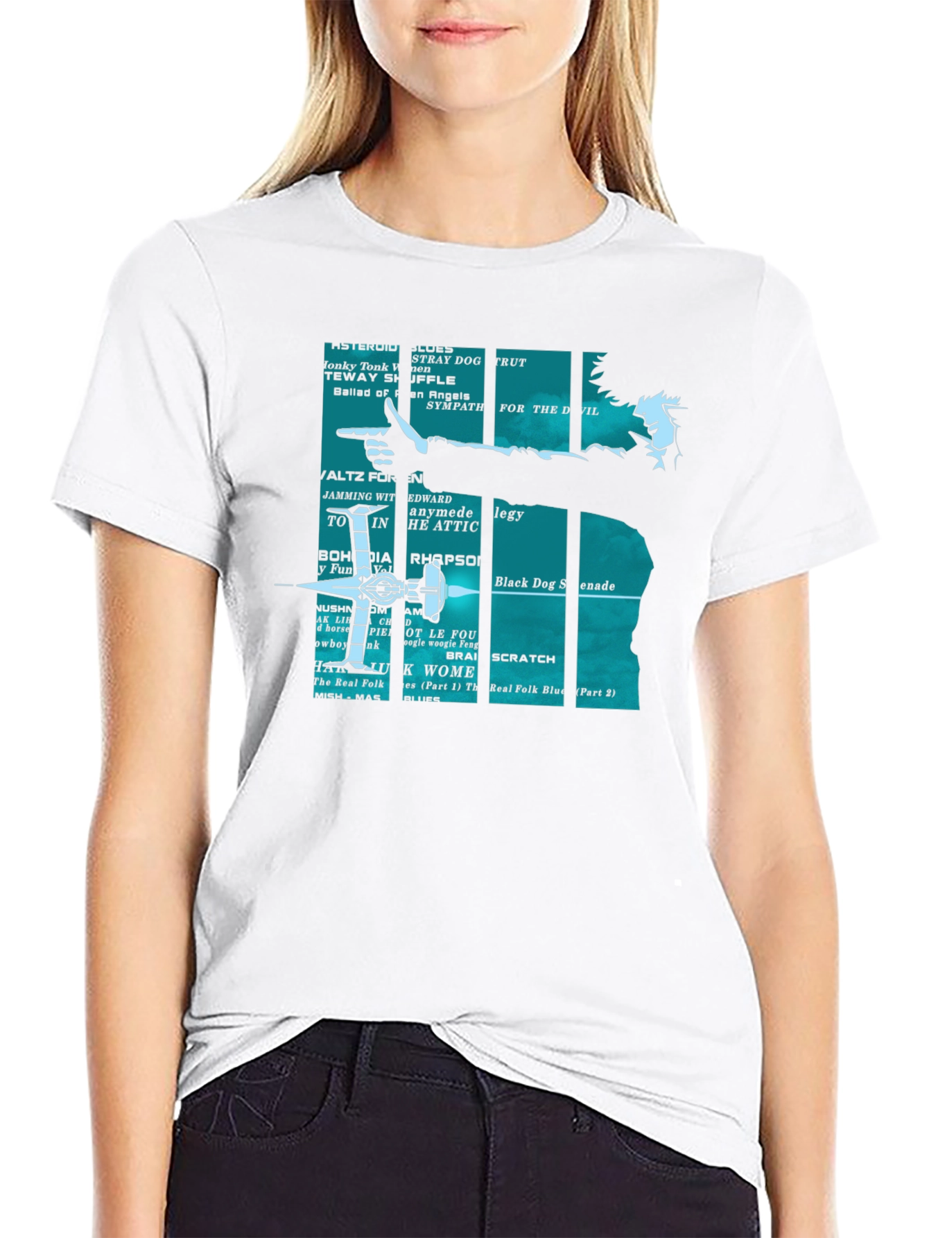 Cowboy Bebop Album Tracklist T-Shirt