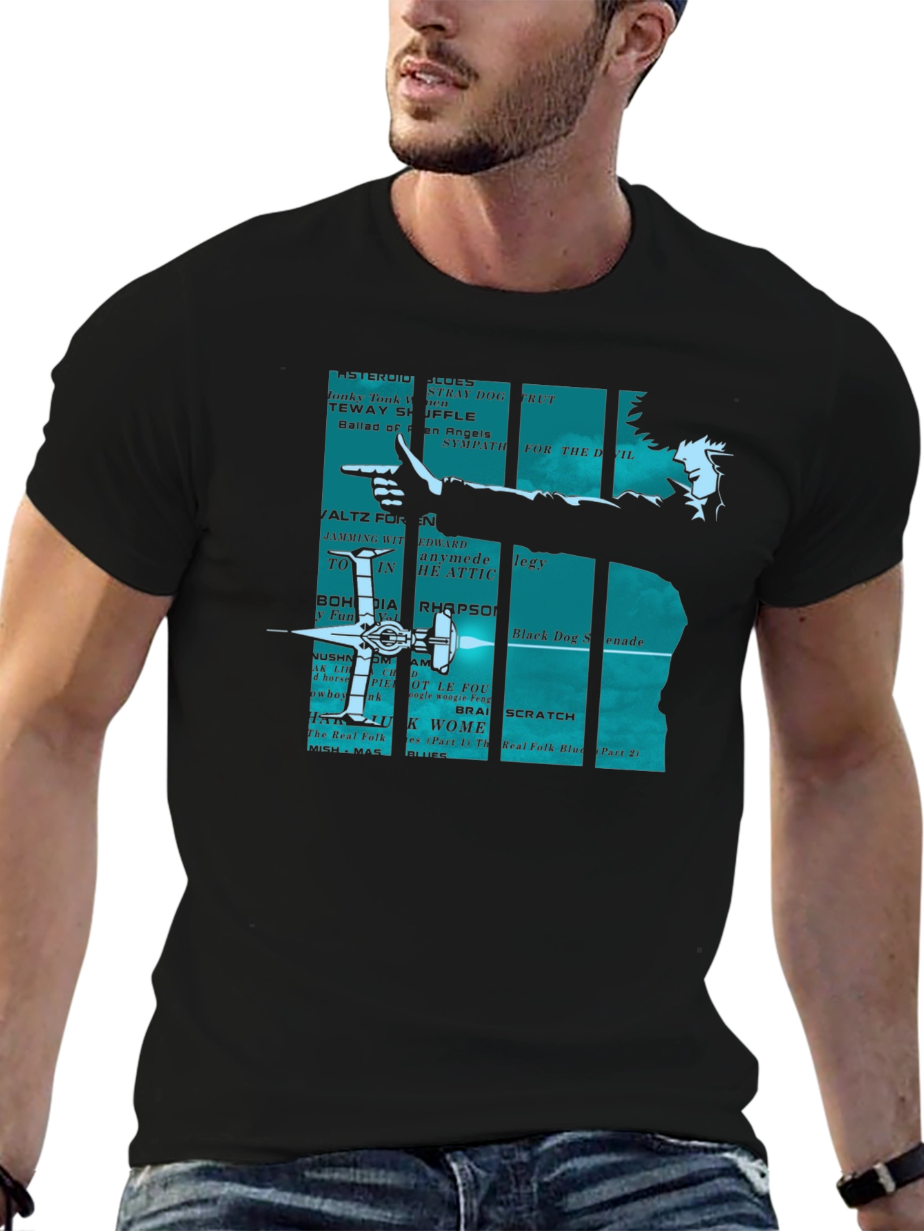 Cowboy Bebop Album Tracklist T-Shirt