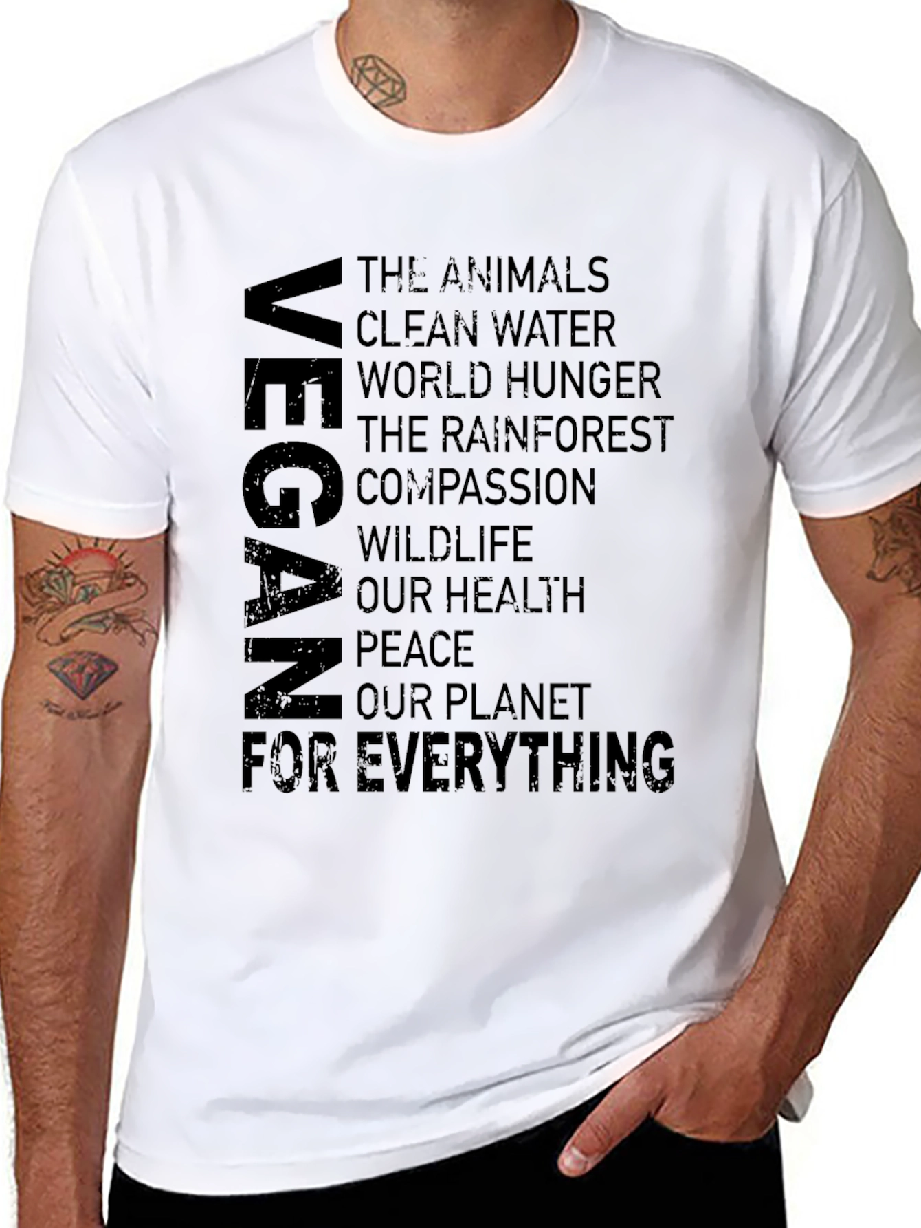 Vegan Cause T-Shirt: Animals Planet and More!