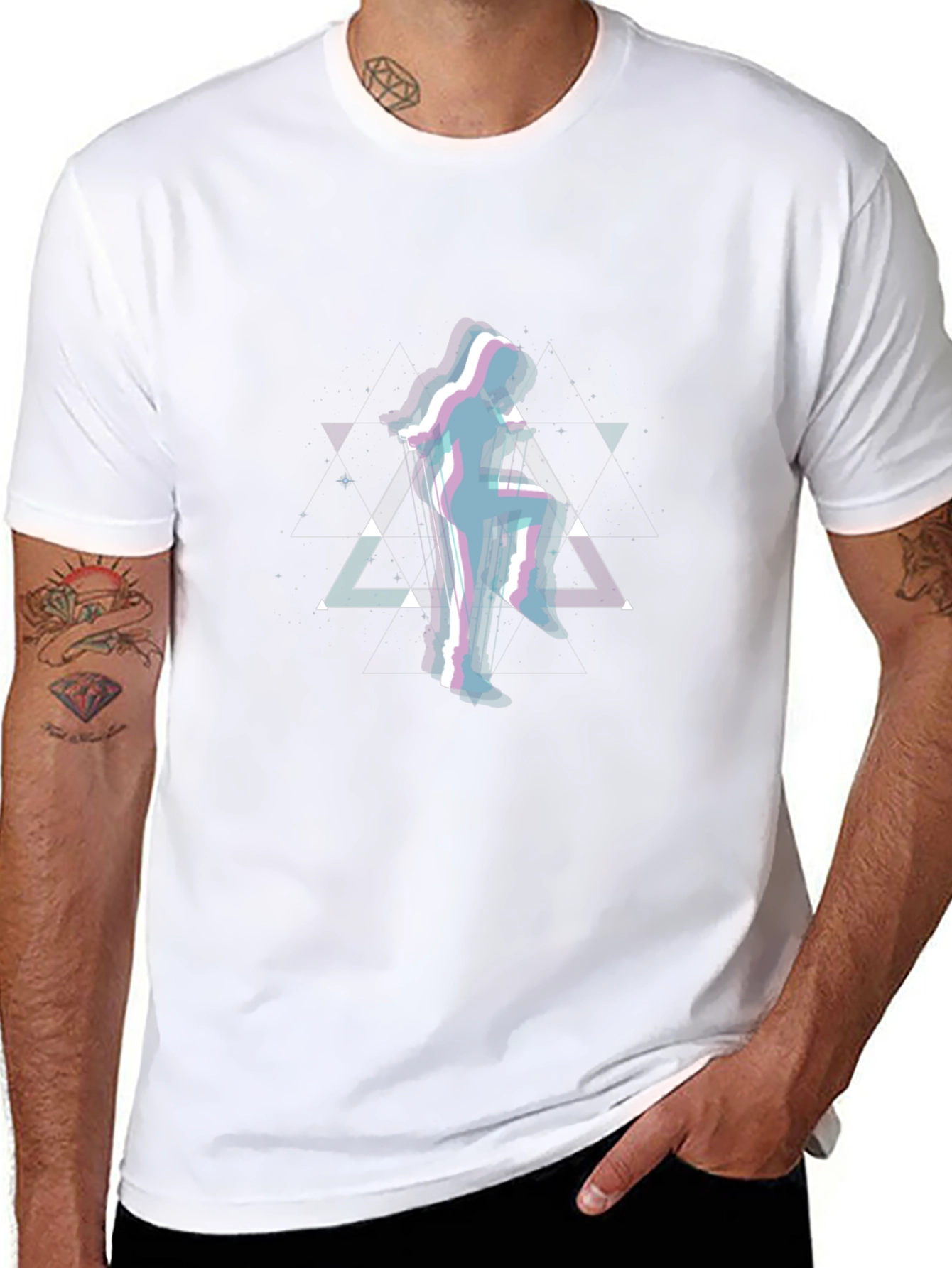 Retro Triangles Dance T-Shirt