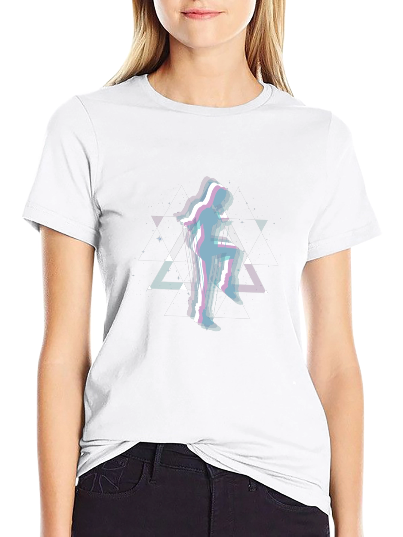 Retro Triangles Dance T-Shirt